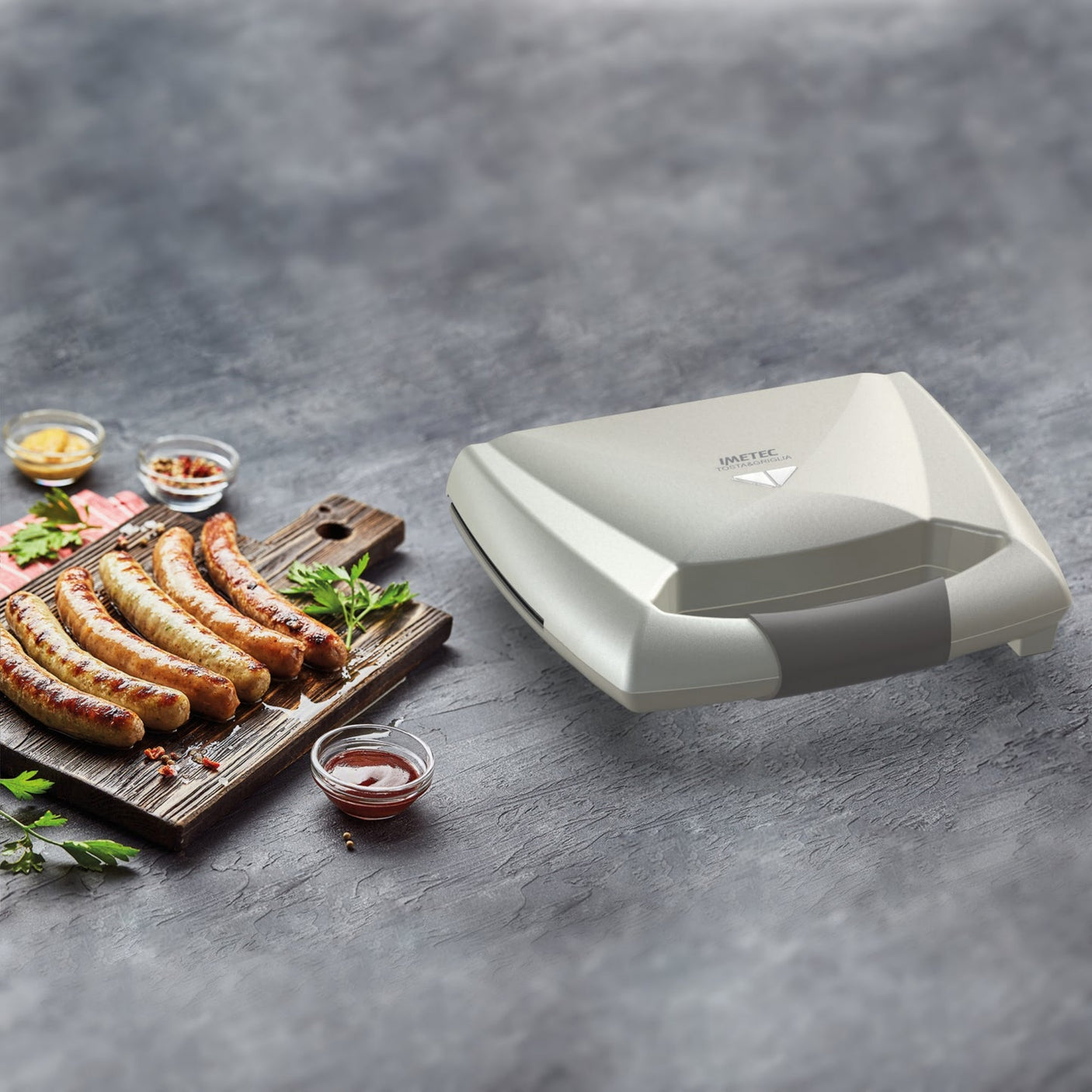 IMETEC Tostiera elettrica Tosta&Griglia