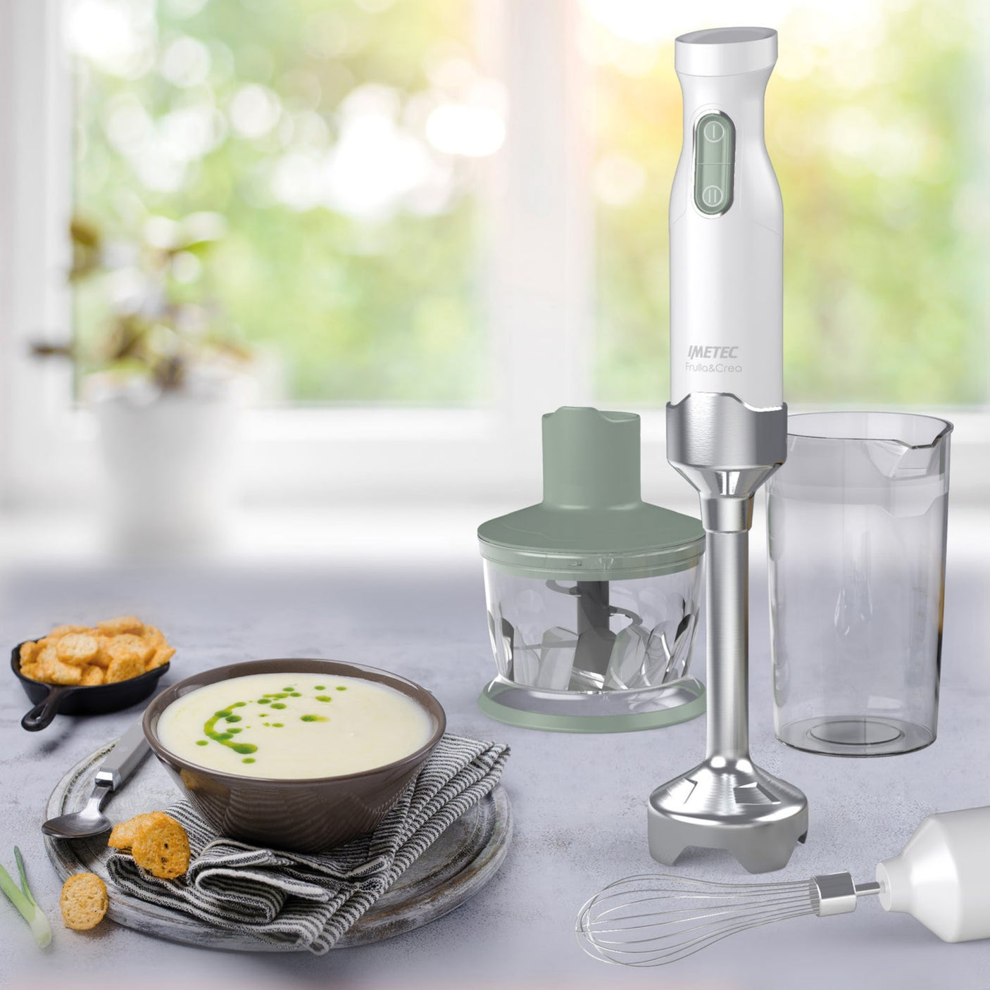 IMETEC Frullatore a immersione Frulla&Crea