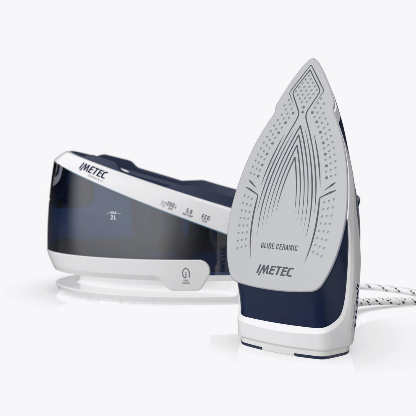 IMETEC Ferro da stiro Zerocalc PRO Ceramic PS2 2400