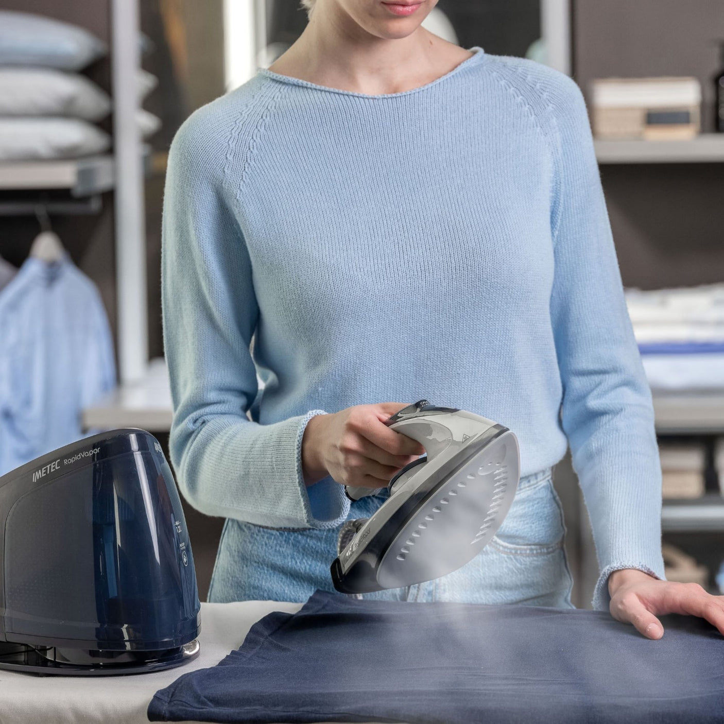 IMETEC Ferro da stiro Rapidvapor Plus