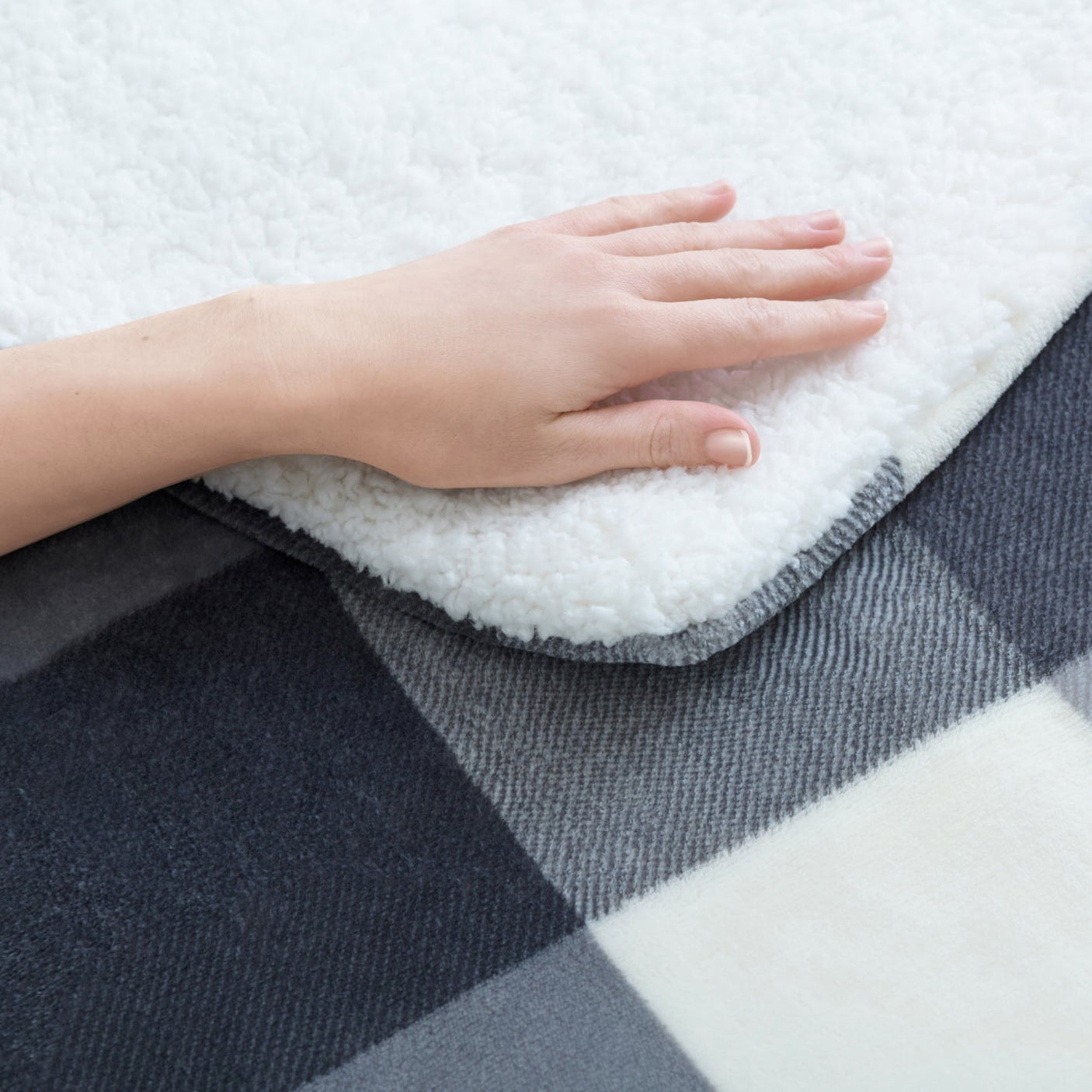 IMETEC CaldoPlaid Adapto Tartan Grigio cm 160x120