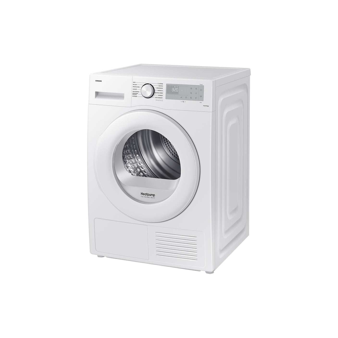 SAMSUNG Asciugatrice Crystal EcoDry 8 Kg DV80CGC2B0THET White