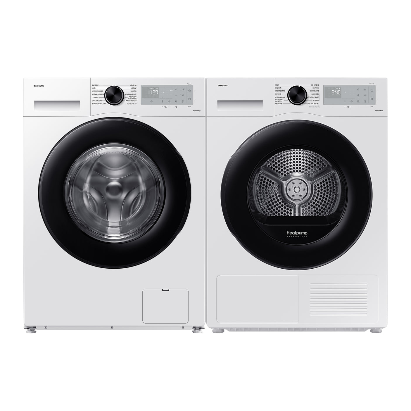 SAMSUNG Asciugatrice Crystal EcoDry 9 Kg DV90CGC2A0AHET White