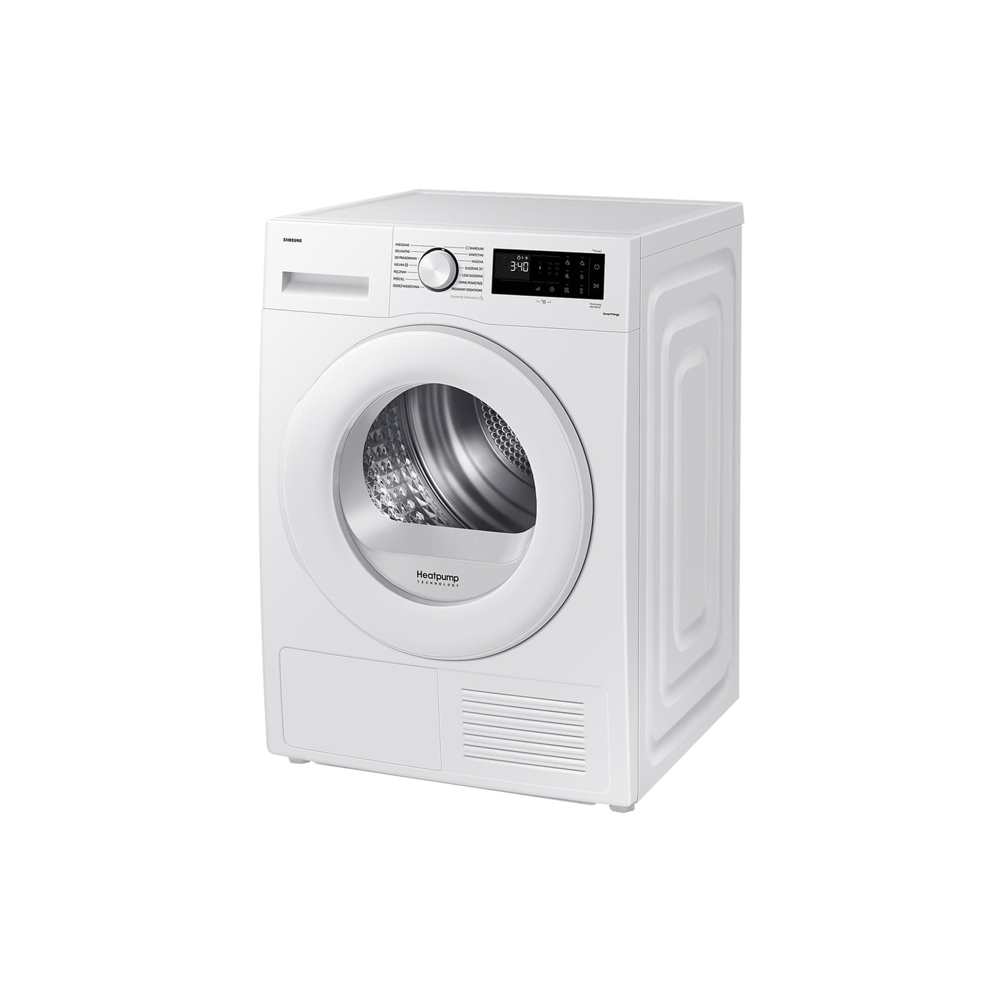 SAMSUNG Asciugatrice Crystal EcoDry 9 Kg DV90CGC2A0TEET White