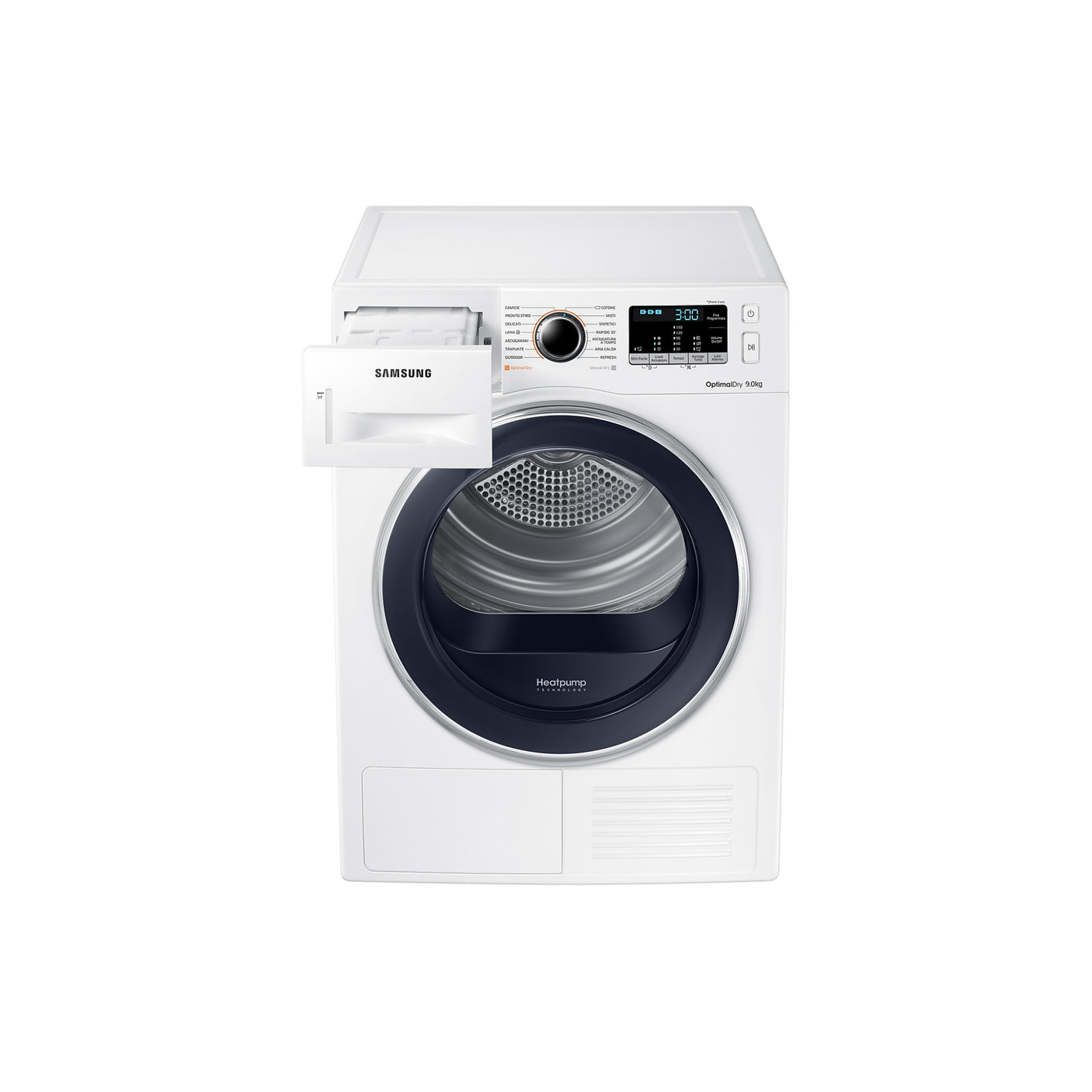 SAMSUNG Asciugatrice Crystal EcoDry 9 Kg DV90M5000QW White