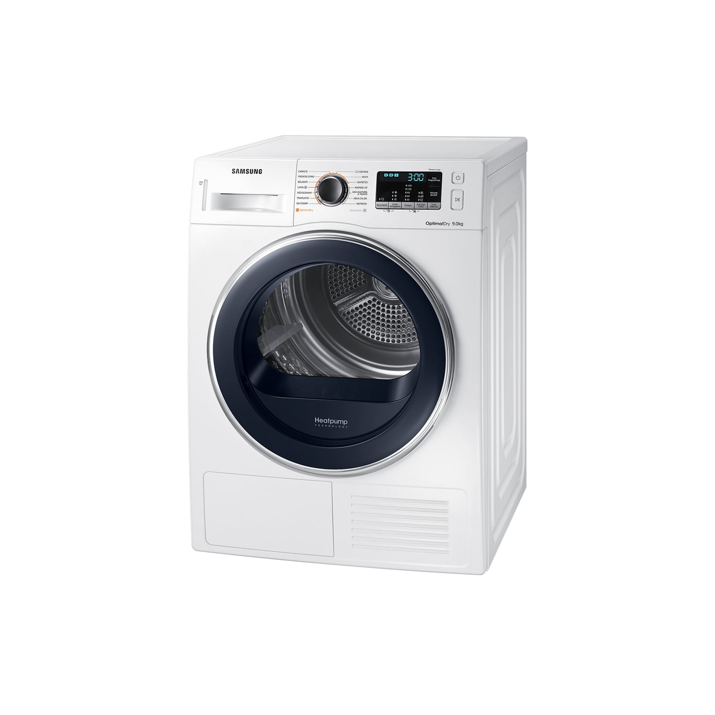SAMSUNG Asciugatrice Crystal EcoDry 9 Kg DV90M5000QW White