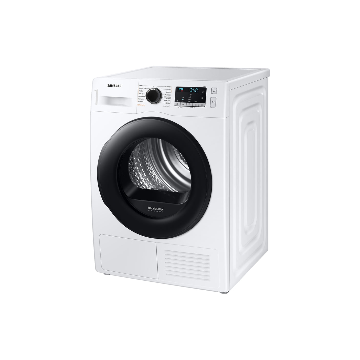 SAMSUNG Asciugatrice Crystal EcoDry 9 Kg DV90TA240AE White