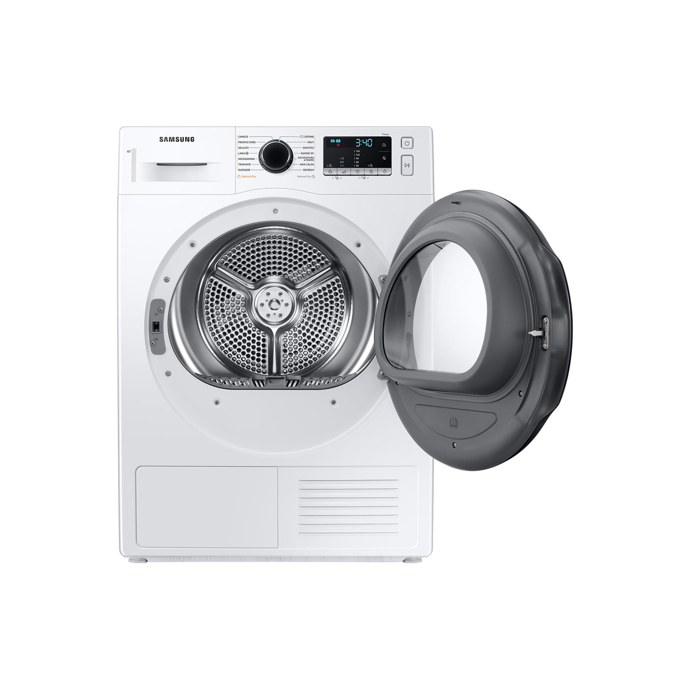 SAMSUNG Asciugatrice Crystal EcoDry 9 Kg DV90TA240AE White