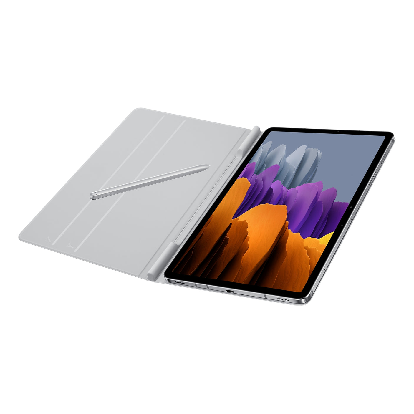 SAMSUNG Galaxy Tab S8 | S7 Book Cover Light Gray