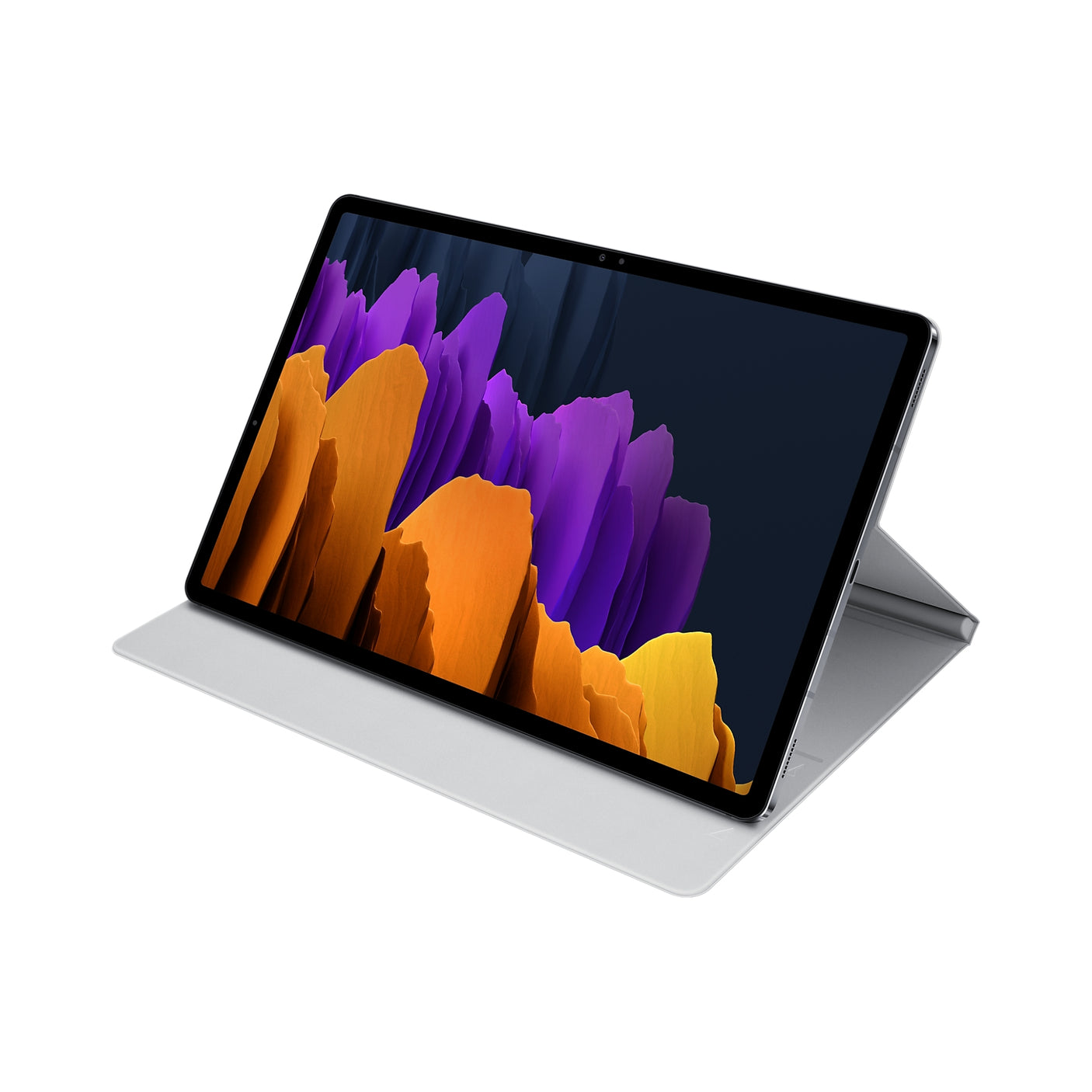 SAMSUNG Galaxy Tab S7+ Book Cover Mystic Silver