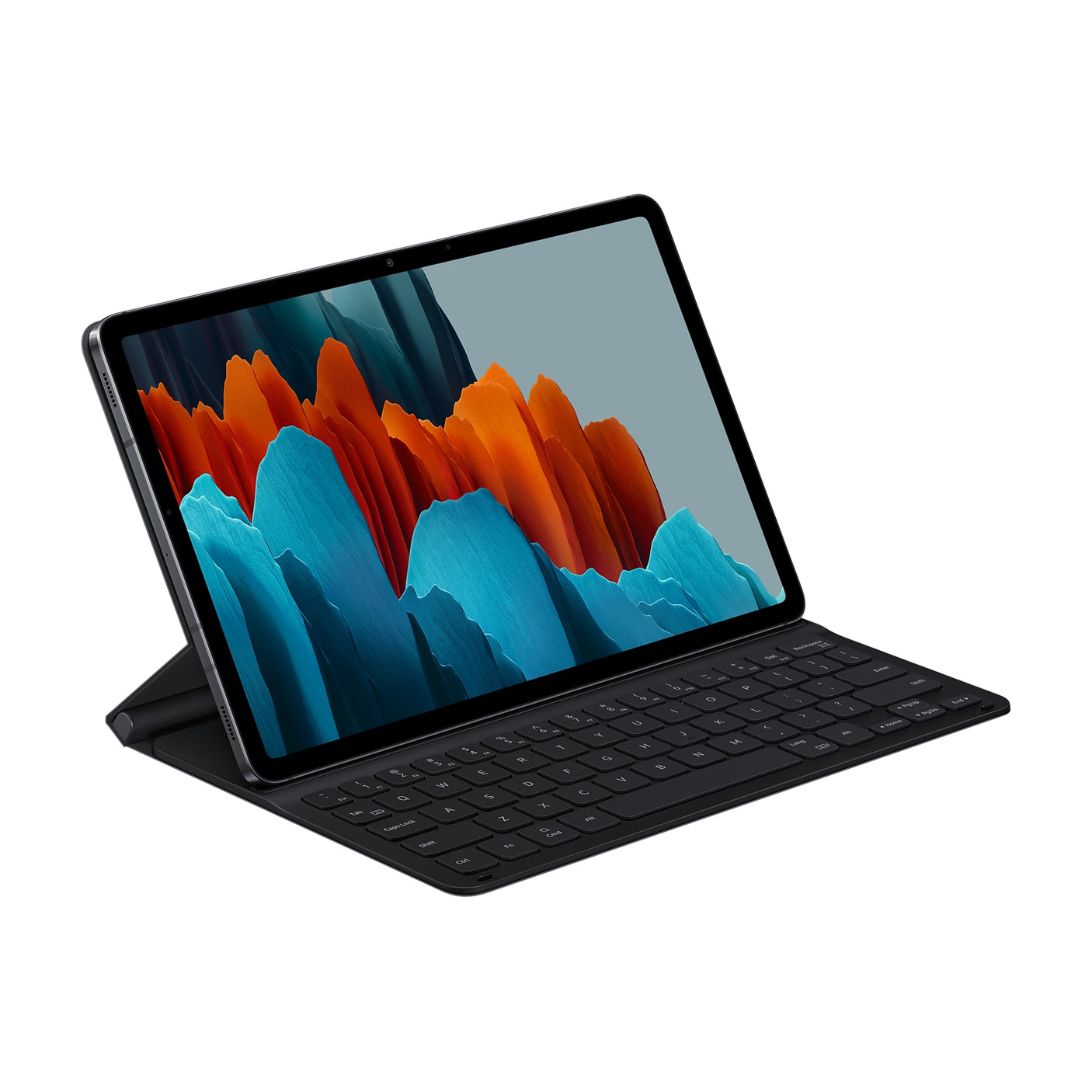 SAMSUNG Galaxy Tab S8 | S7 Book Cover Keyboard Slim Black