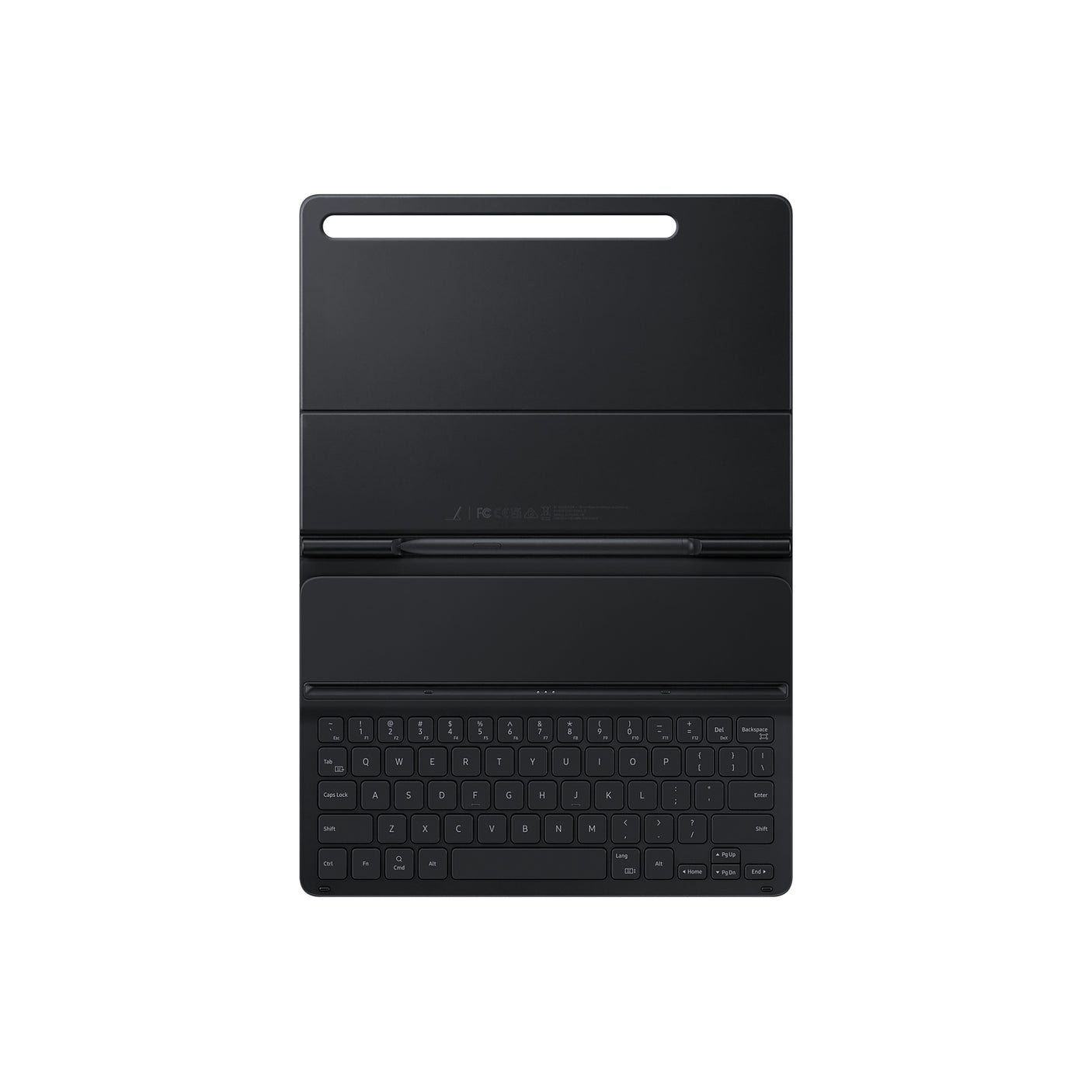 SAMSUNG Galaxy Tab S8 | S7 Book Cover Keyboard Slim Black