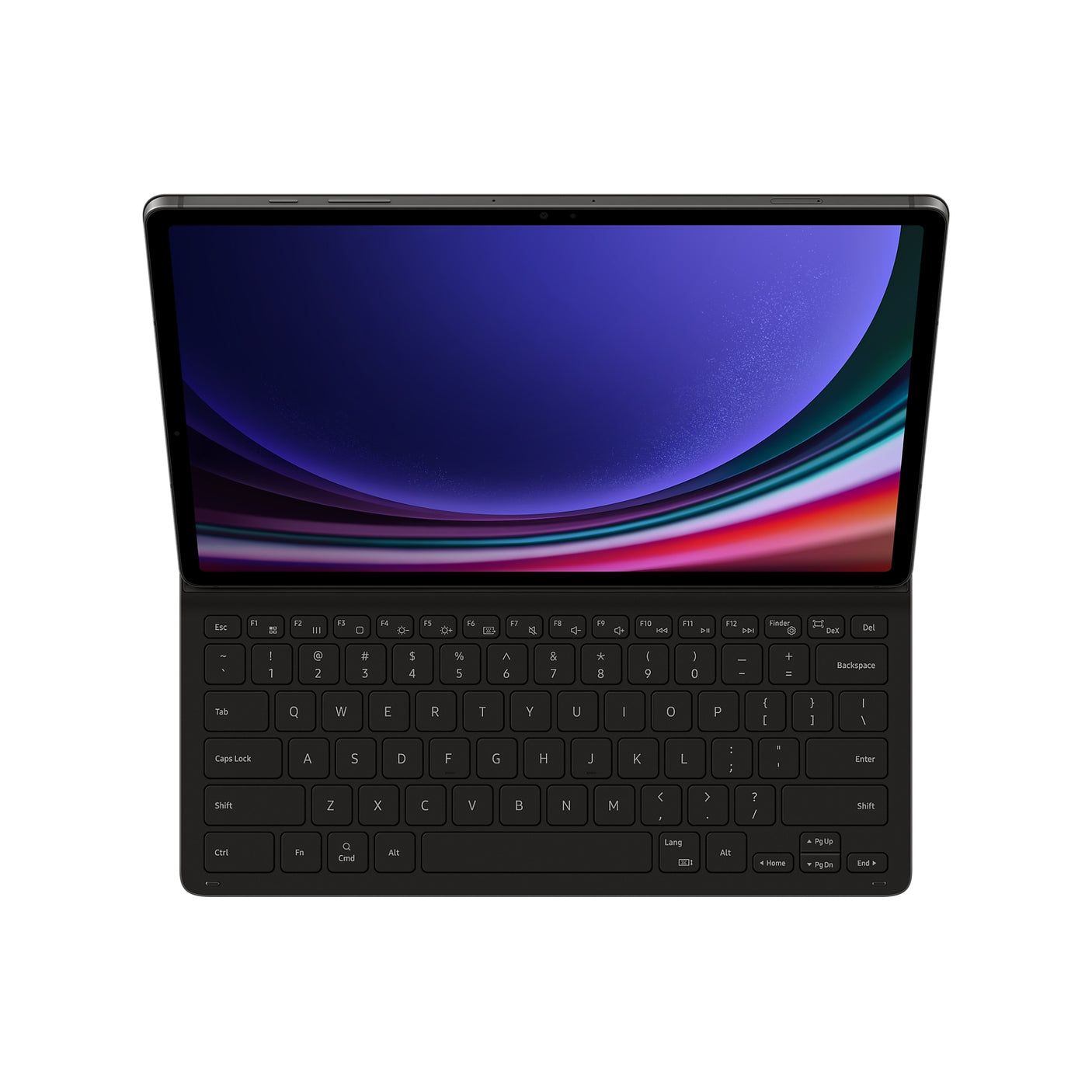 SAMSUNG Galaxy Tab S9+ | S9 FE+ Book Cover Keyboard Slim Black