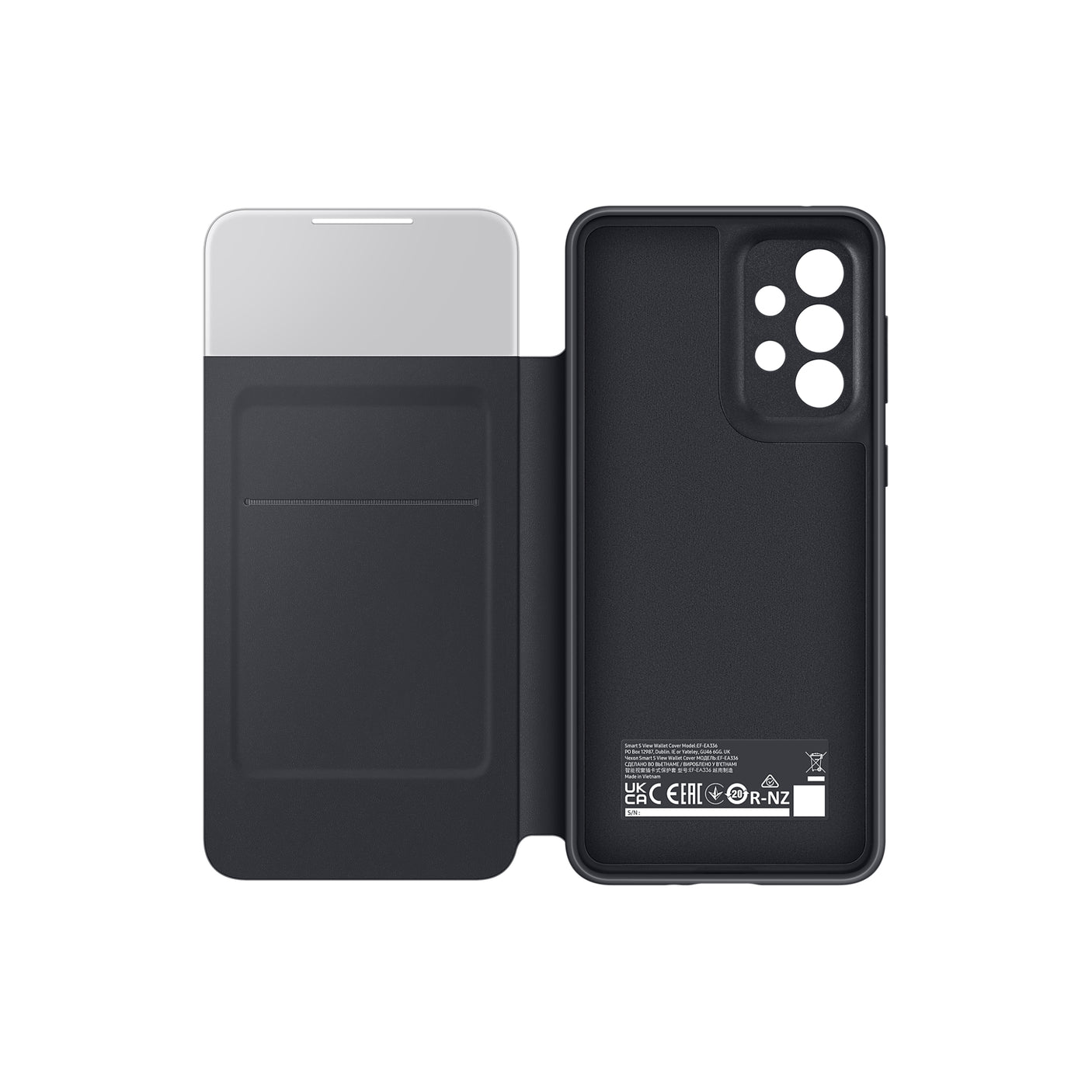 SAMSUNG Galaxy A33 5G Smart S View Wallet Cover Black