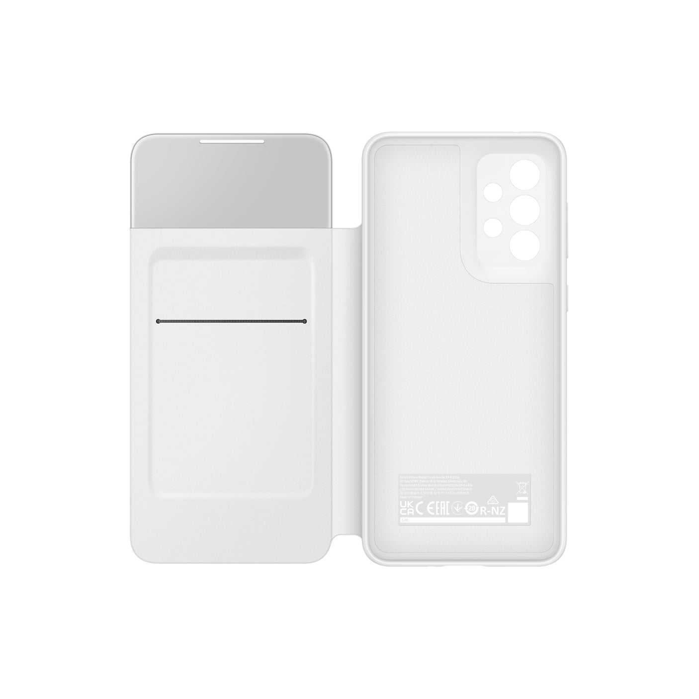 SAMSUNG Galaxy A33 5G Smart S View Wallet Cover White
