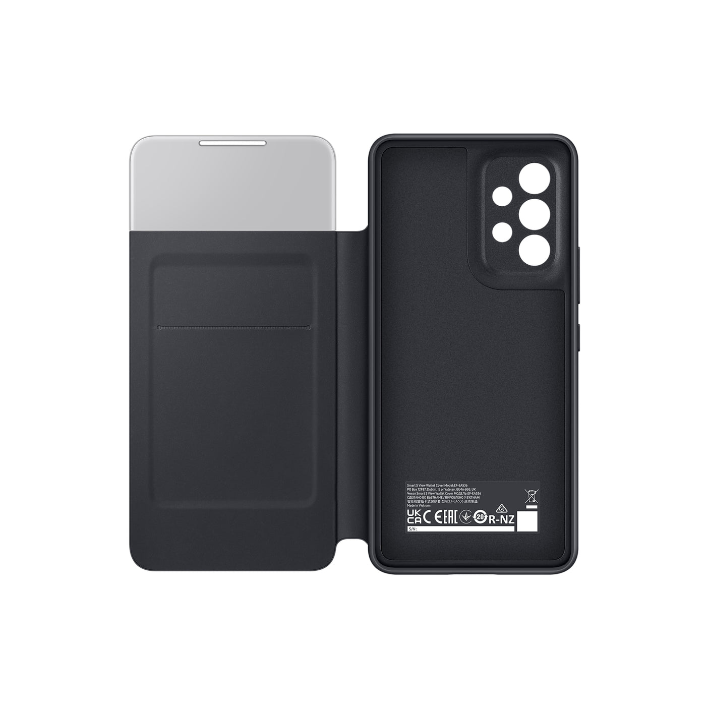 SAMSUNG Galaxy A53 5G Smart S View Wallet Cover Black