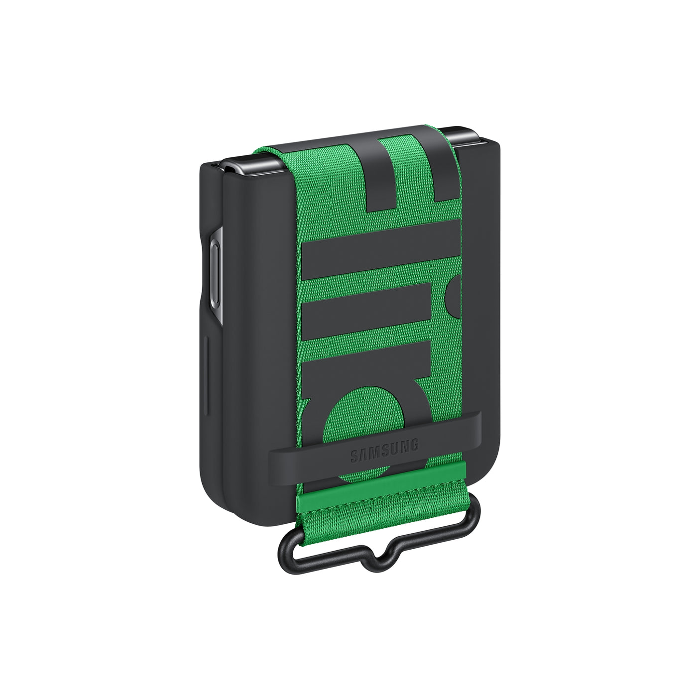 SAMSUNG Galaxy Z Flip4 Silicone Cover with Strap Black