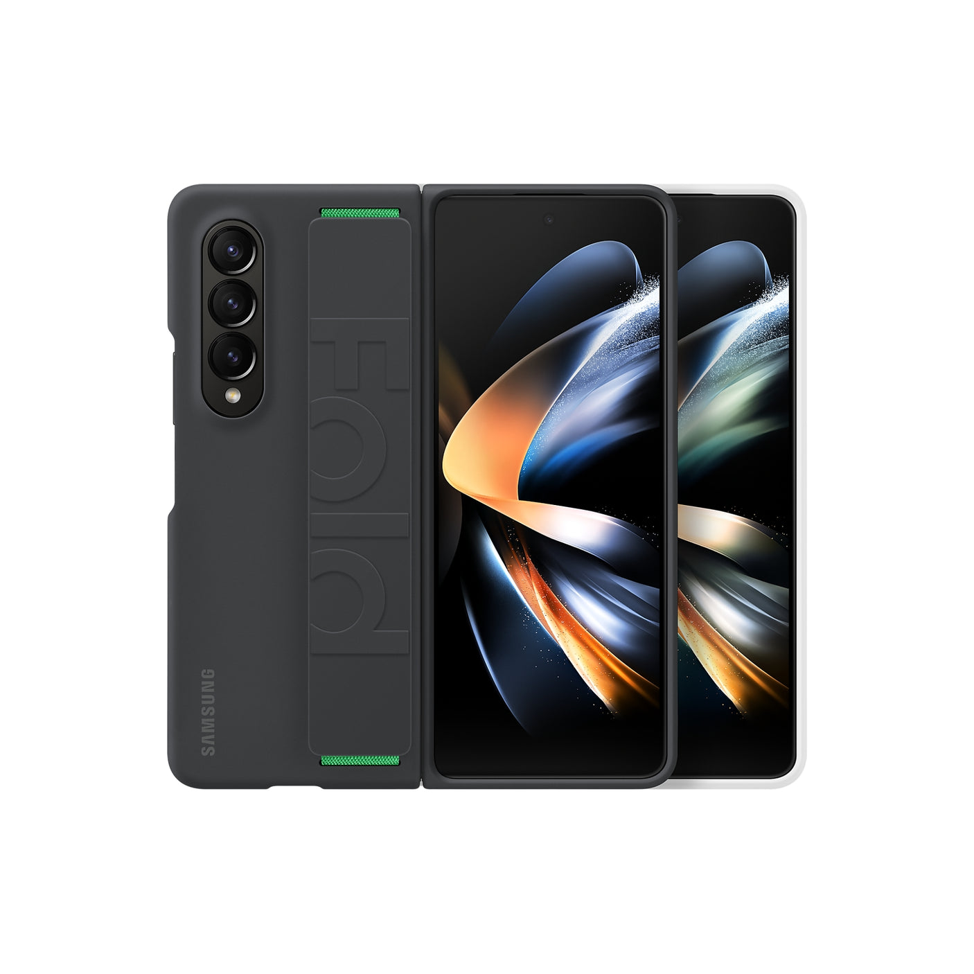 SAMSUNG Galaxy Z Fold4 Silicone Grip Cover Black