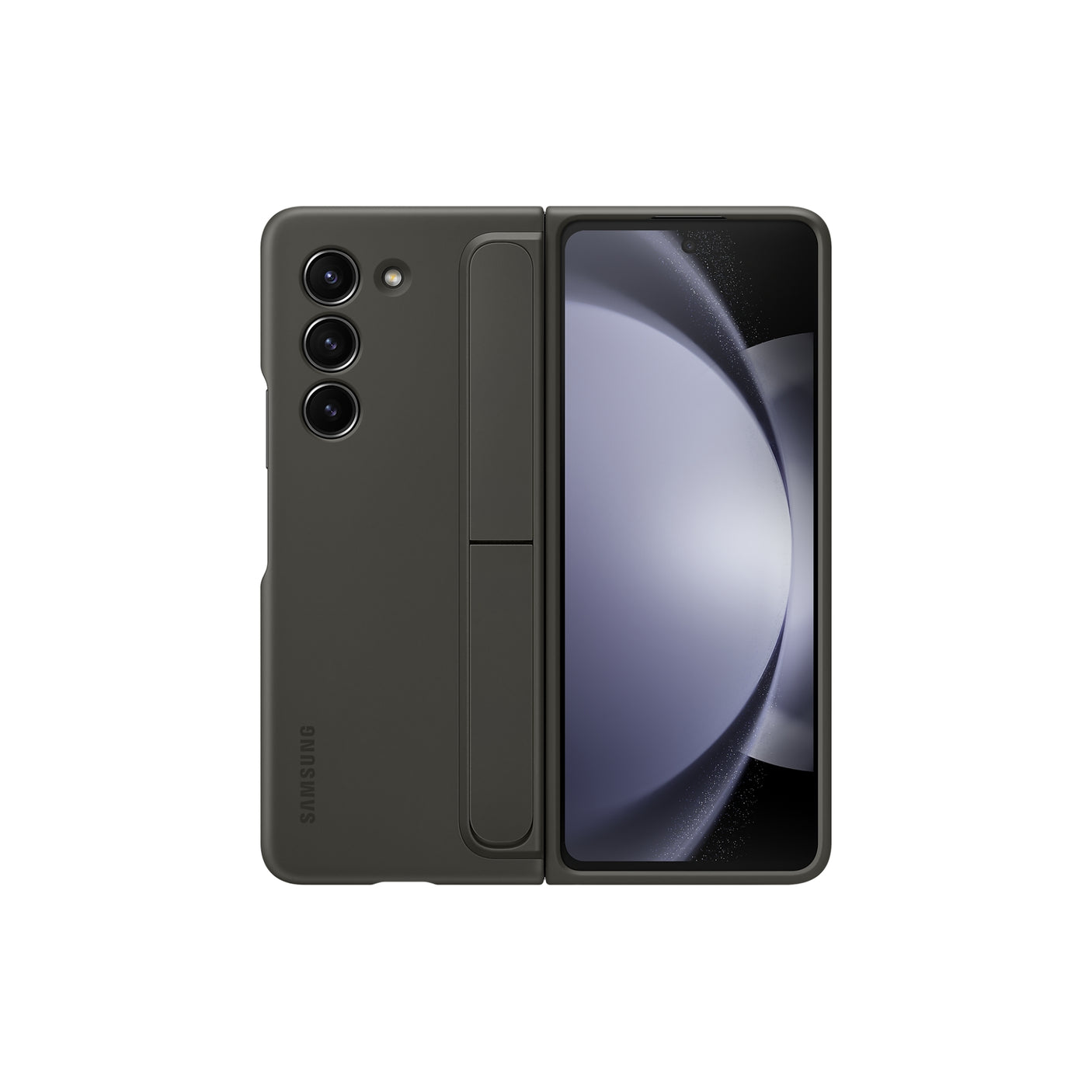 SAMSUNG Galaxy Z Fold5 Standing Case with Strap Graphite