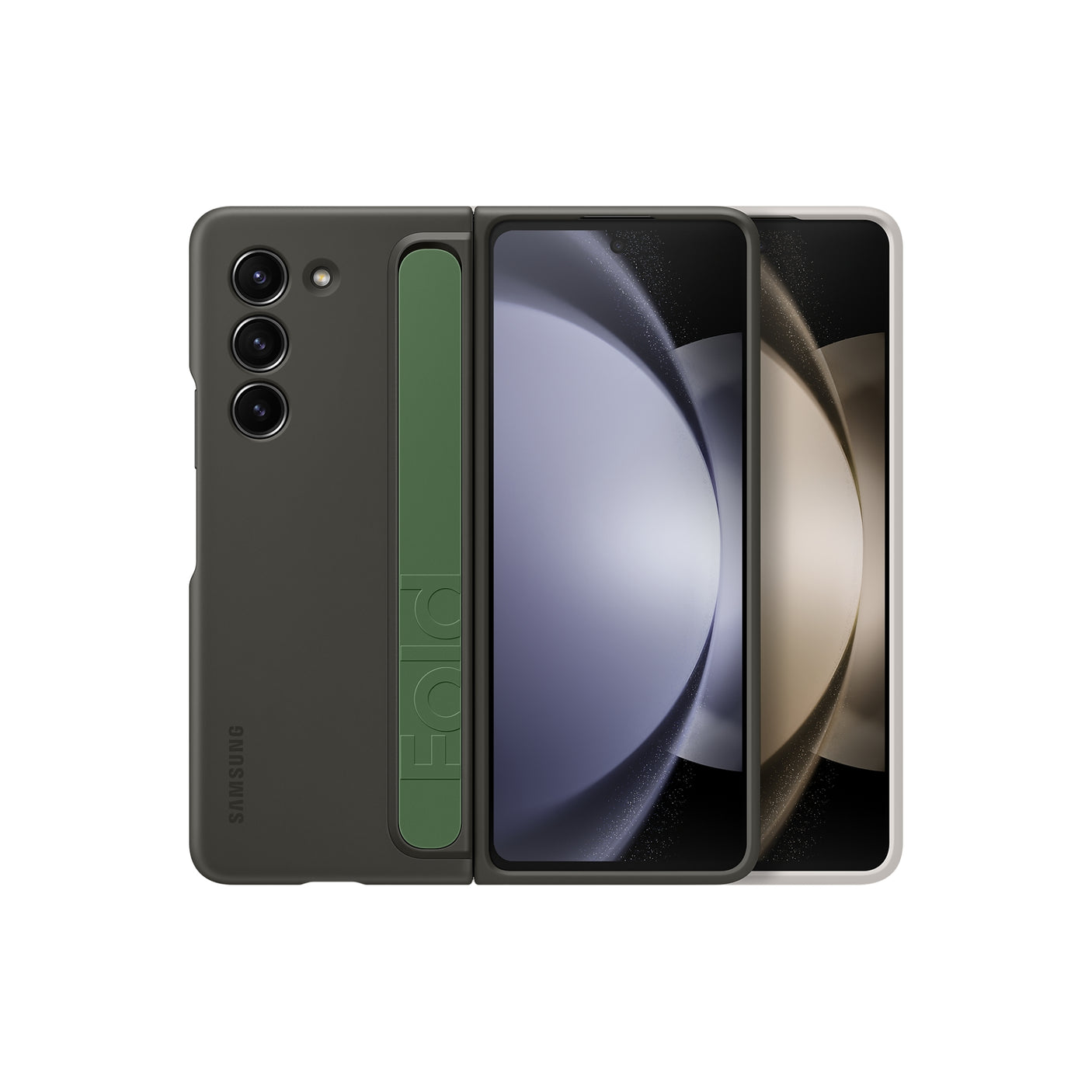 SAMSUNG Galaxy Z Fold5 Standing Case with Strap Sand