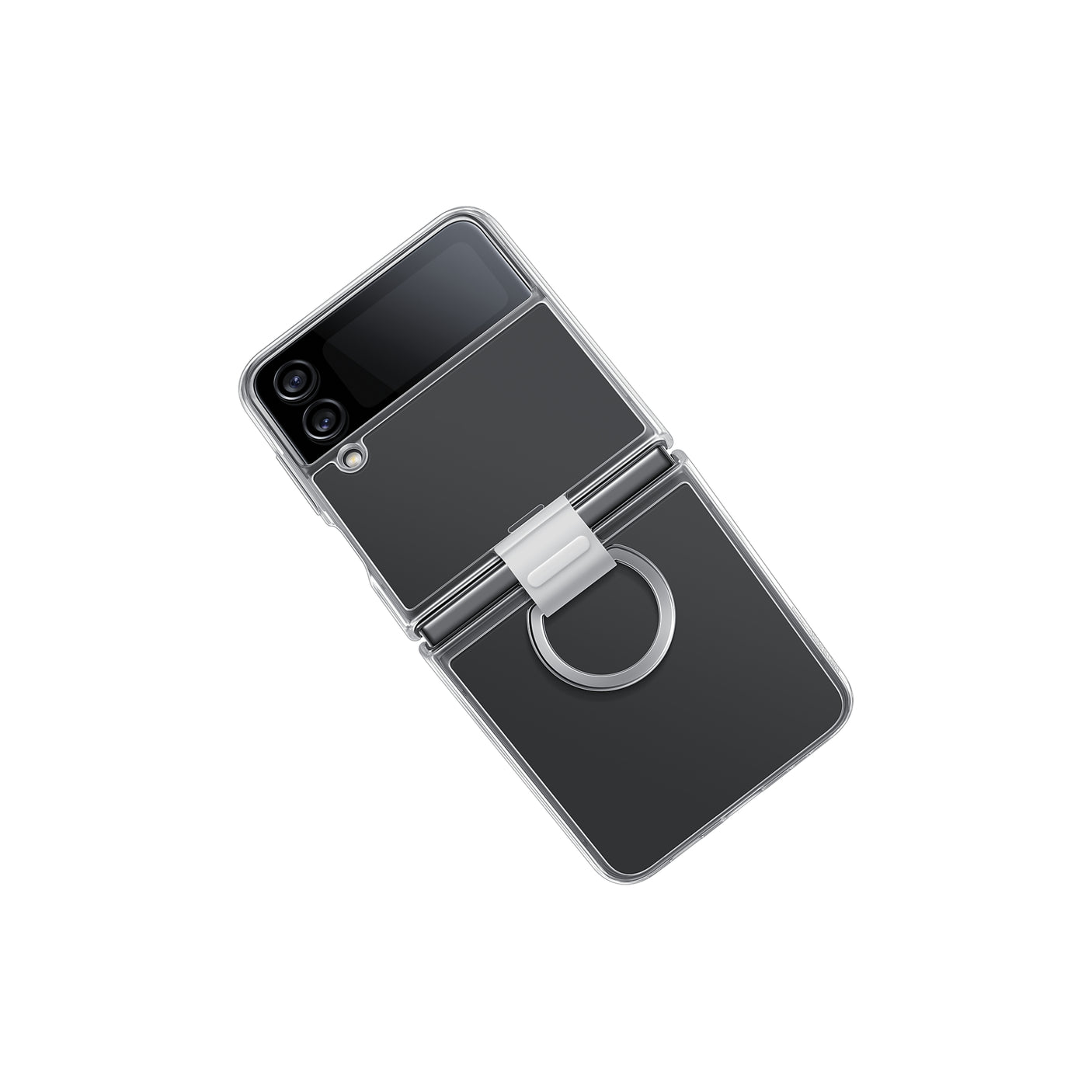 SAMSUNG Galaxy Z Flip4 Clear Cover with Ring Transparent