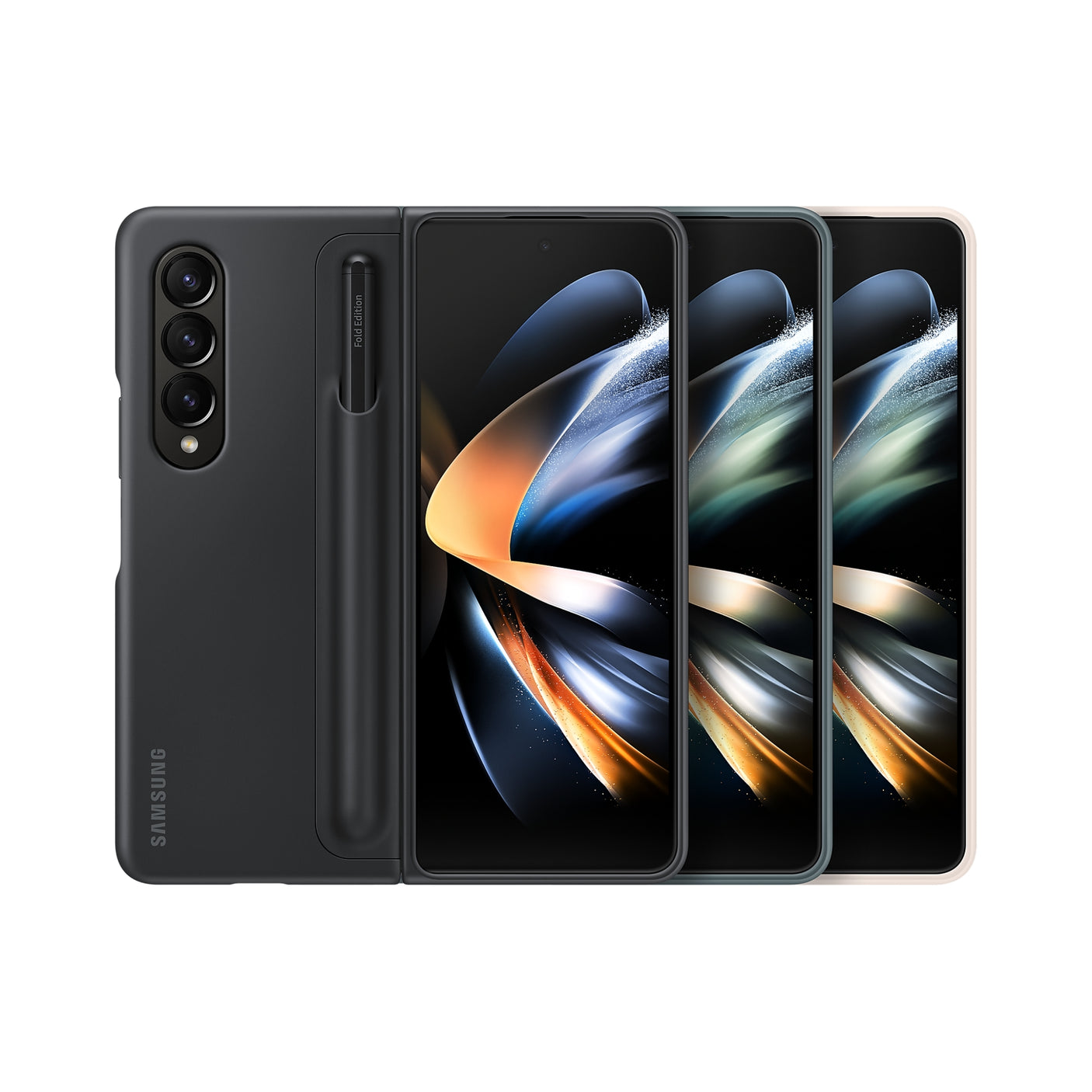 SAMSUNG Galaxy Z Fold4 Standing Cover with Pen Graygreen