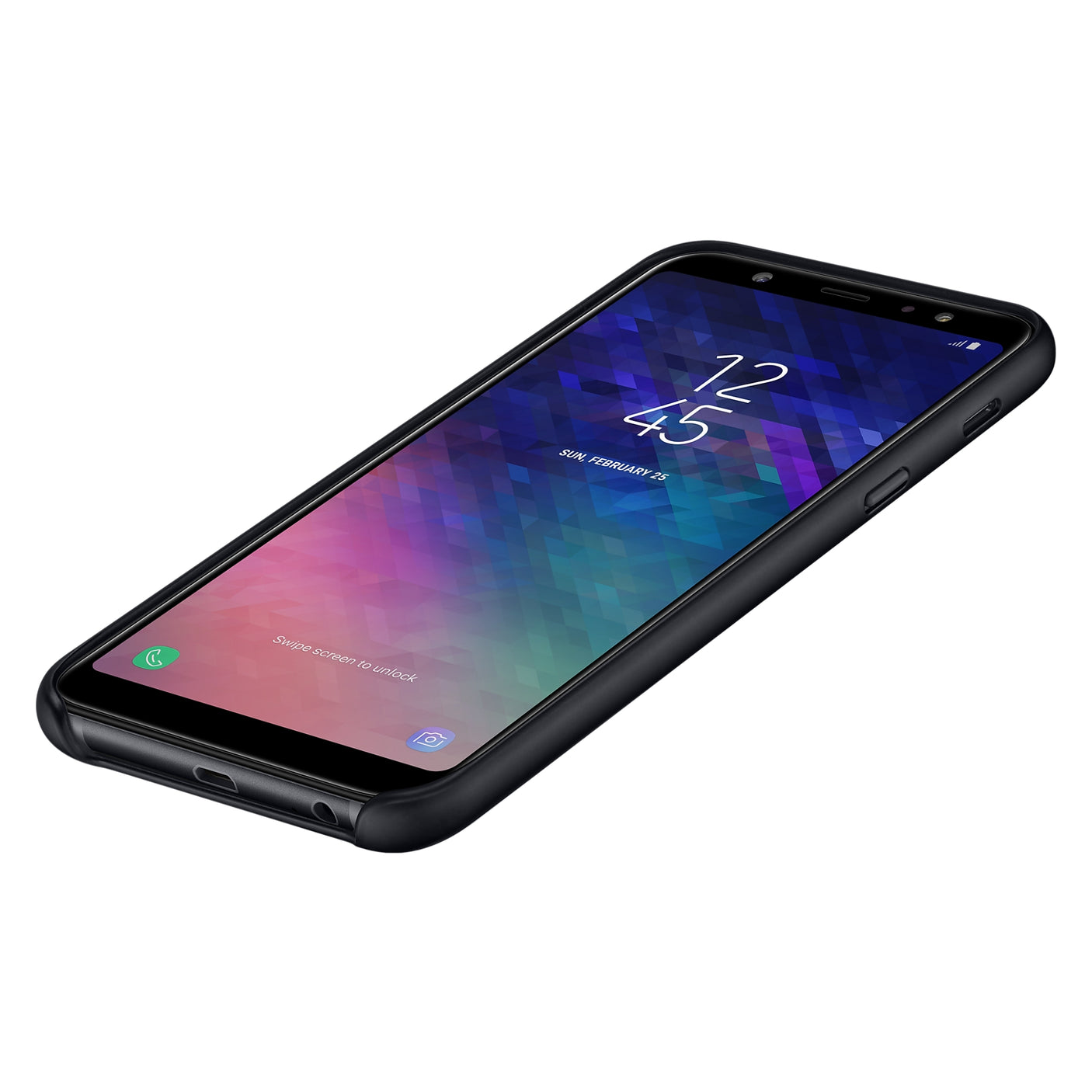 SAMSUNG Galaxy A6+ Dual Layer Cover Black