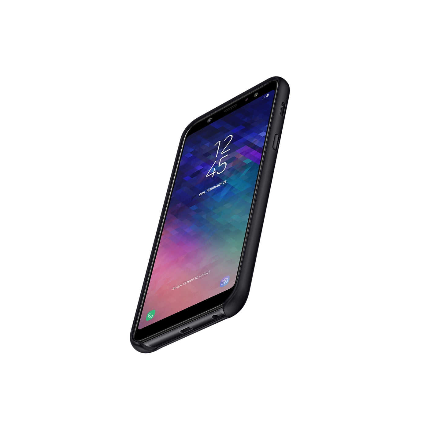 SAMSUNG Galaxy A6+ Dual Layer Cover Black
