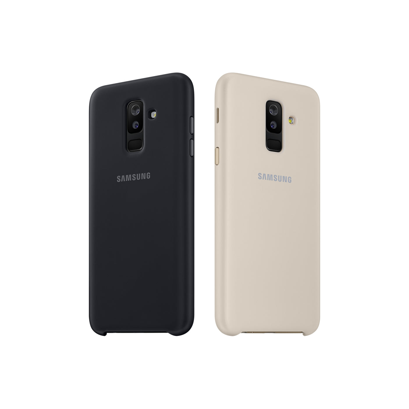 SAMSUNG Galaxy A6+ Dual Layer Cover Black