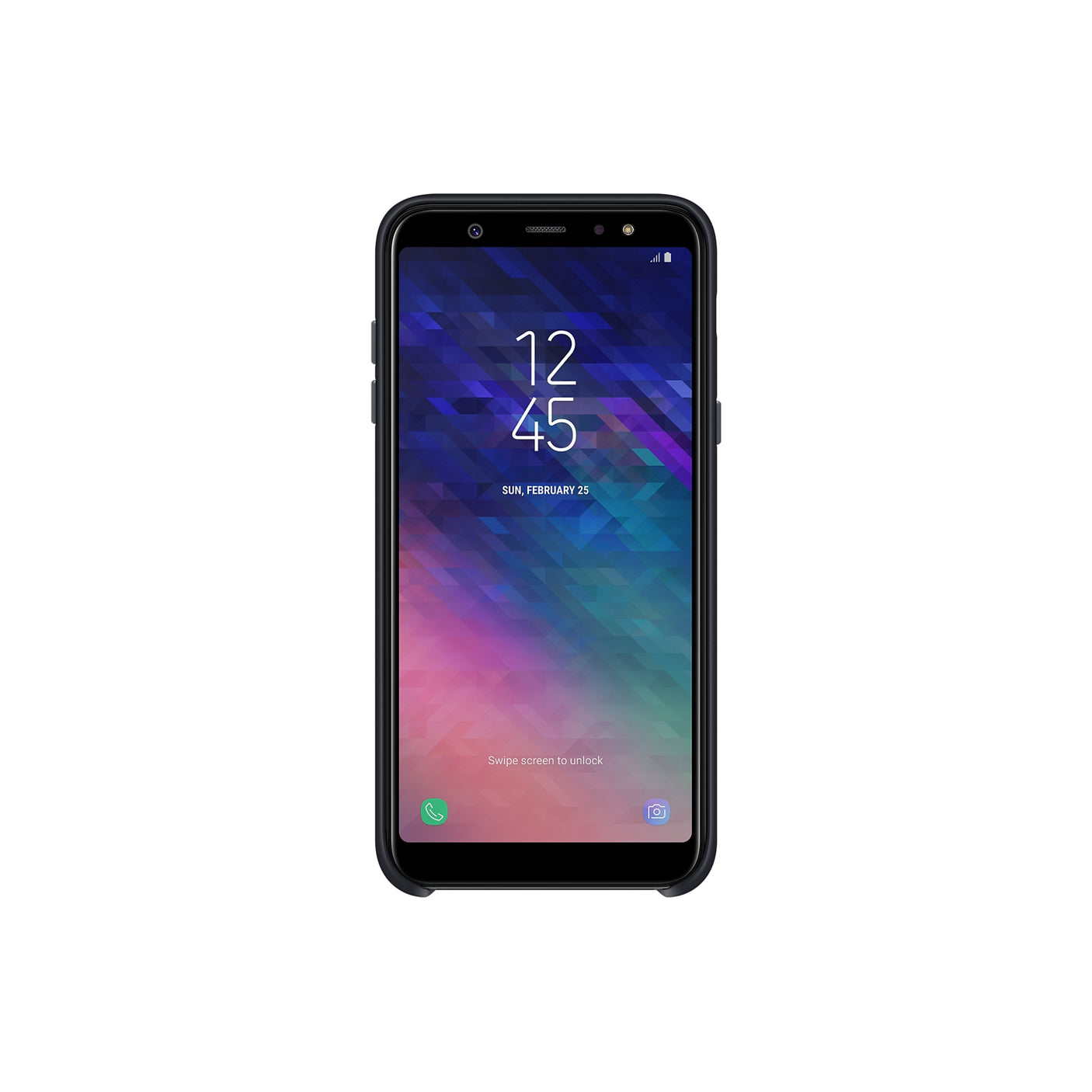 SAMSUNG Galaxy A6+ Dual Layer Cover Black