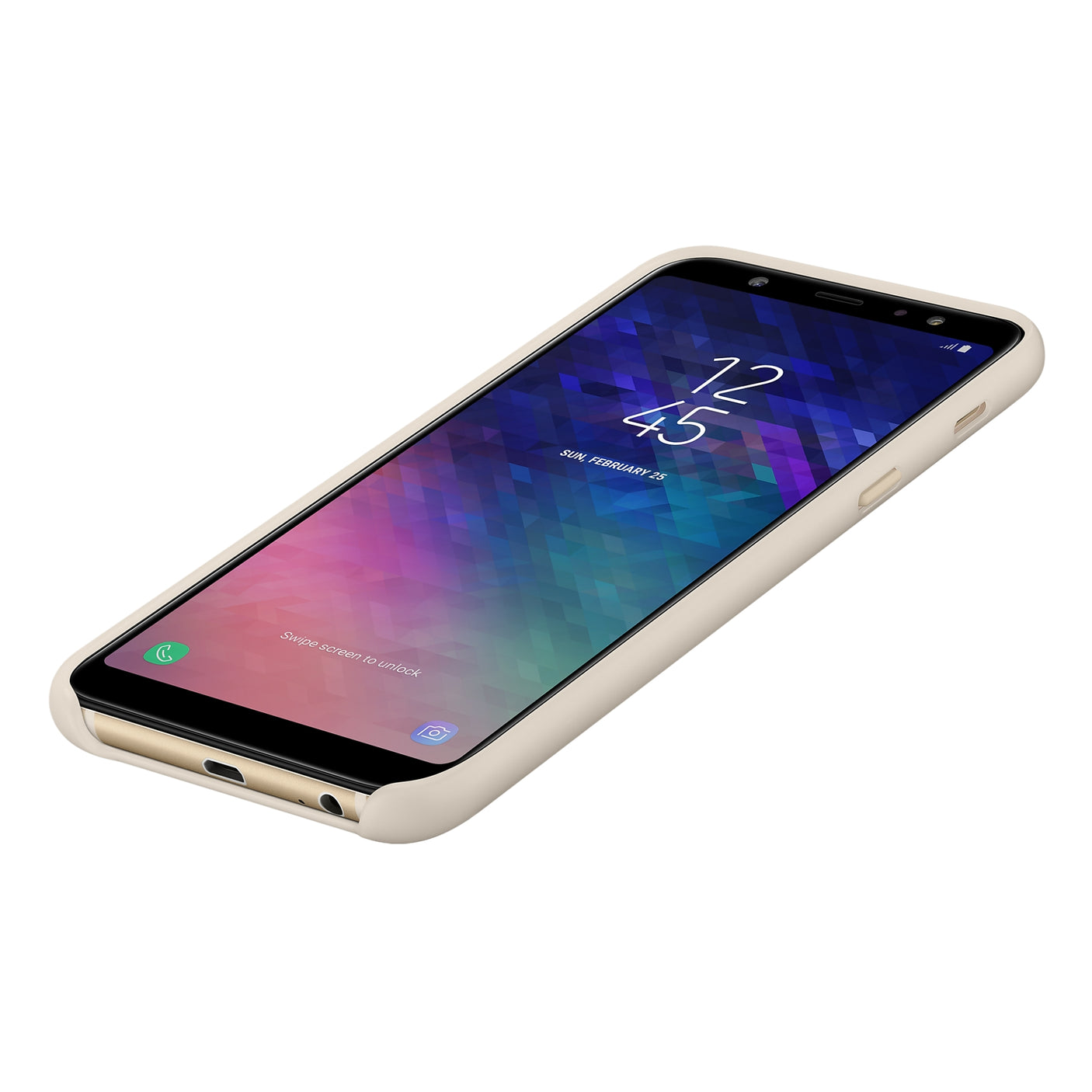 SAMSUNG Galaxy A6+ Dual Layer Cover Gold