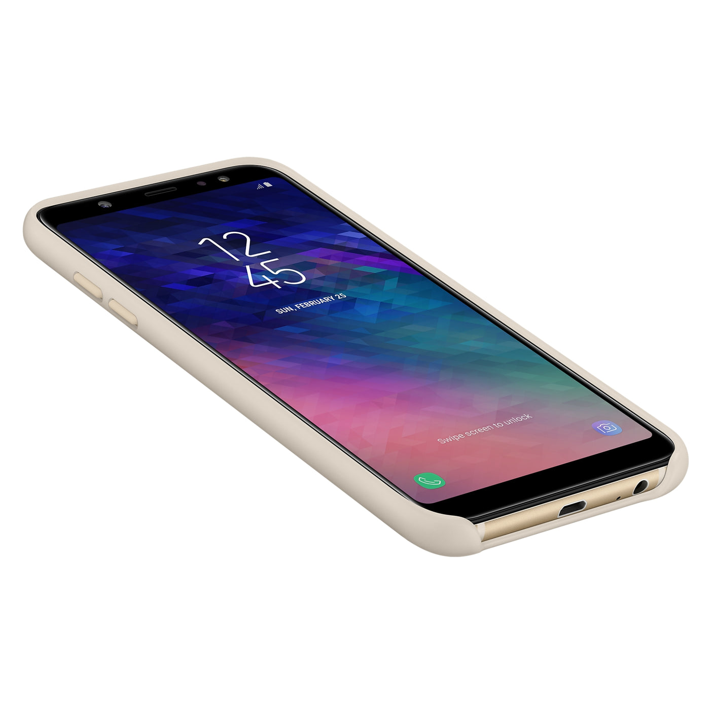 SAMSUNG Galaxy A6+ Dual Layer Cover Gold