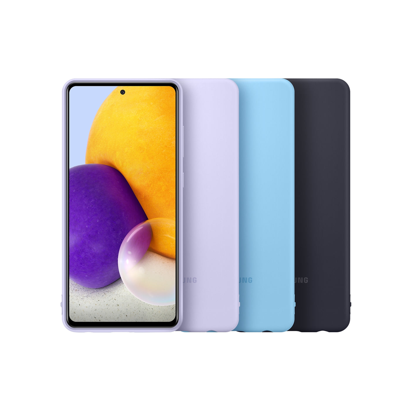 SAMSUNG Galaxy A72 Silicone Cover Black