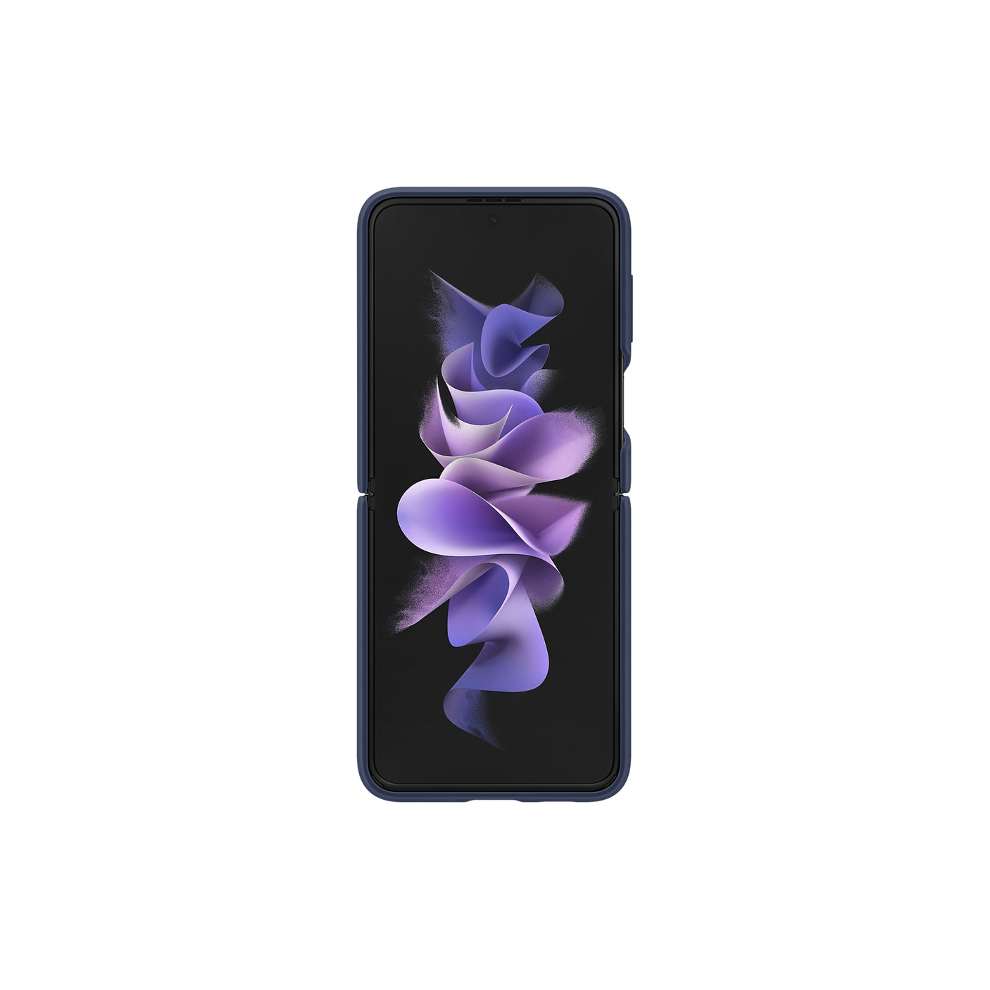 SAMSUNG Galaxy Z Flip3 5G Silicone Cover with Ring Navy