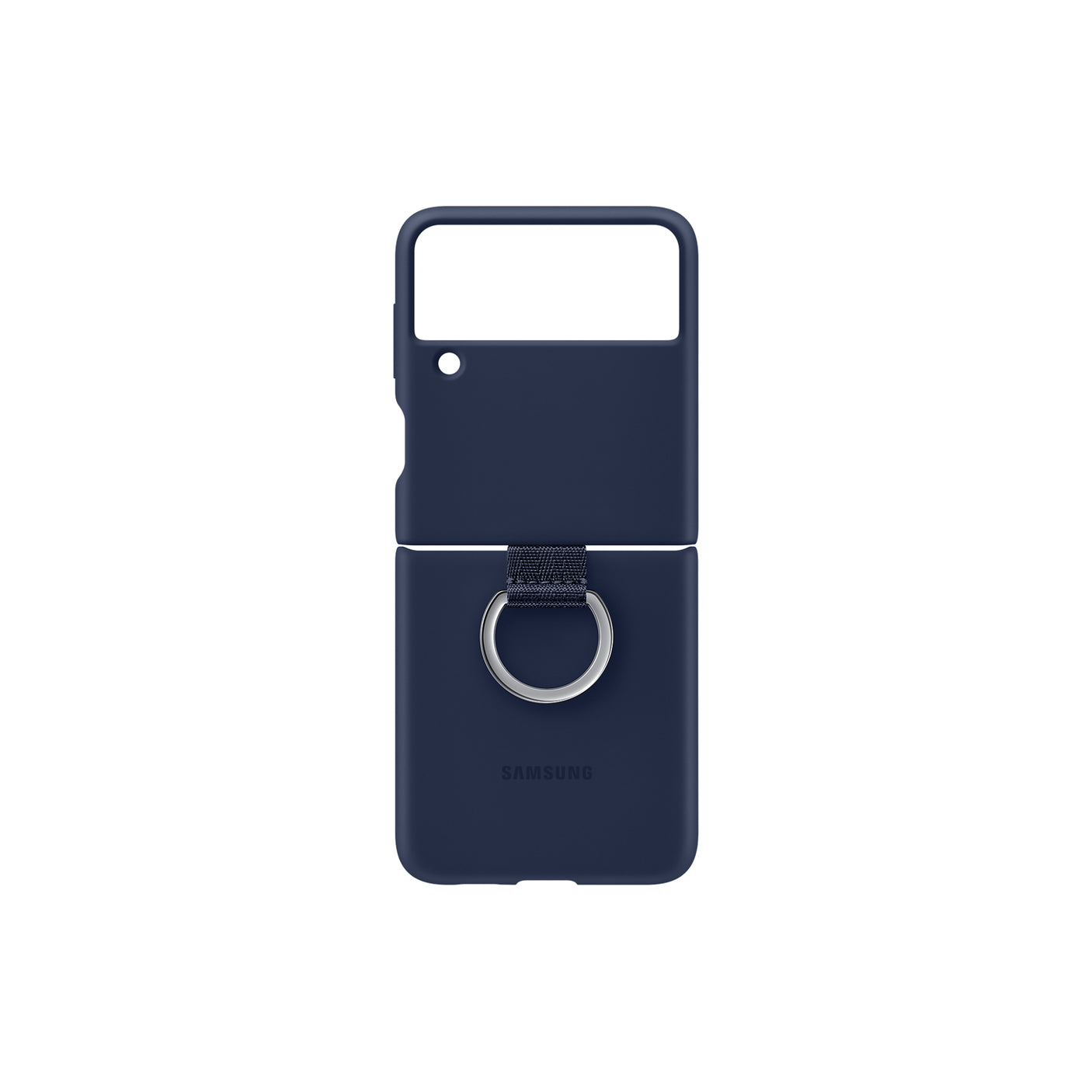 SAMSUNG Galaxy Z Flip3 5G Silicone Cover with Ring Navy