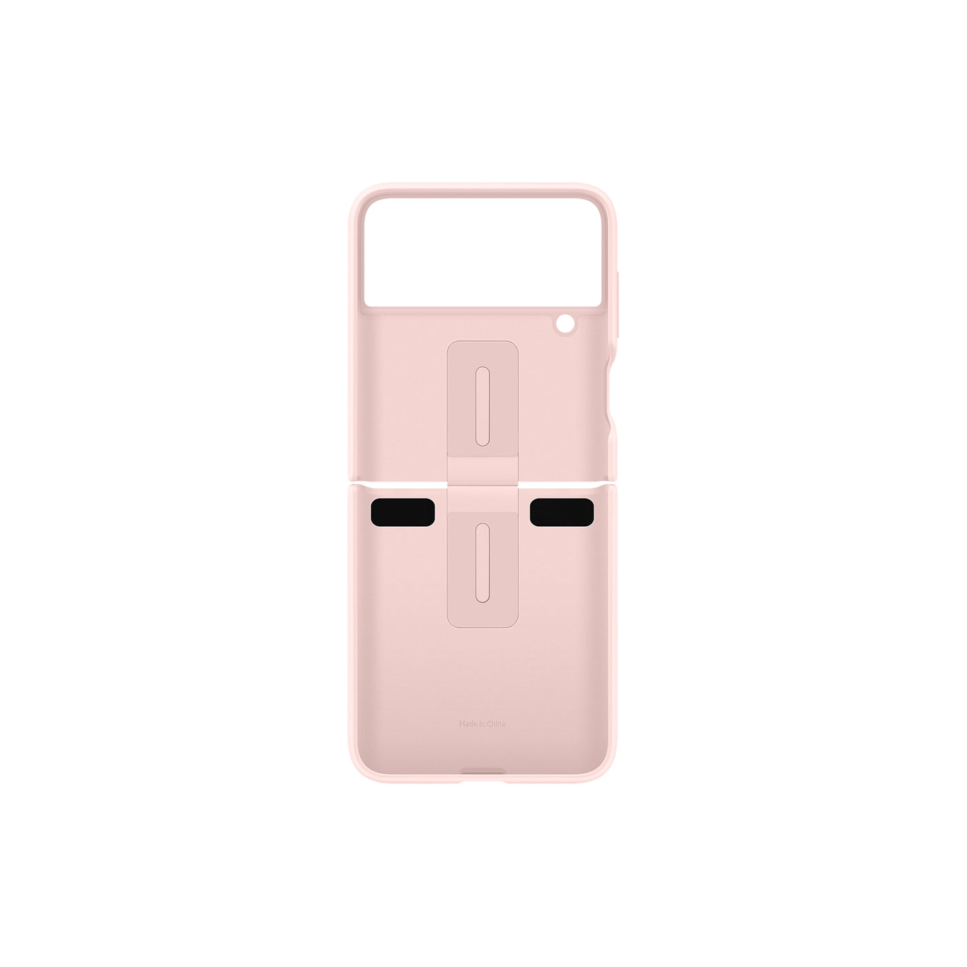 SAMSUNG Galaxy Z Flip4 Silicone Cover with Ring Pink