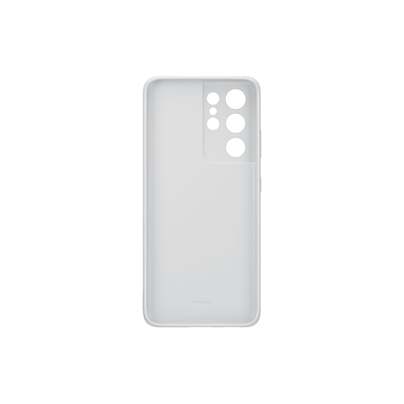 SAMSUNG Galaxy S21 Ultra 5G Silicone Cover Light Gray