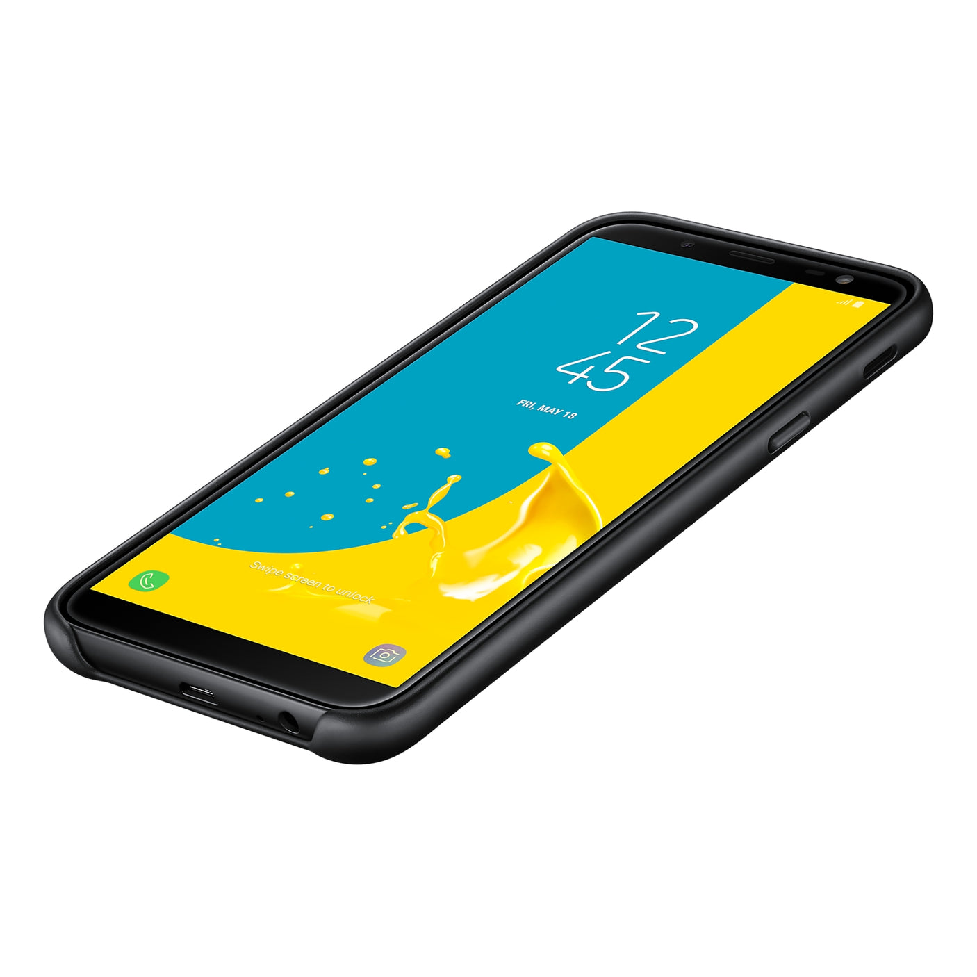 SAMSUNG Galaxy J6 Dual Layer Cover Black