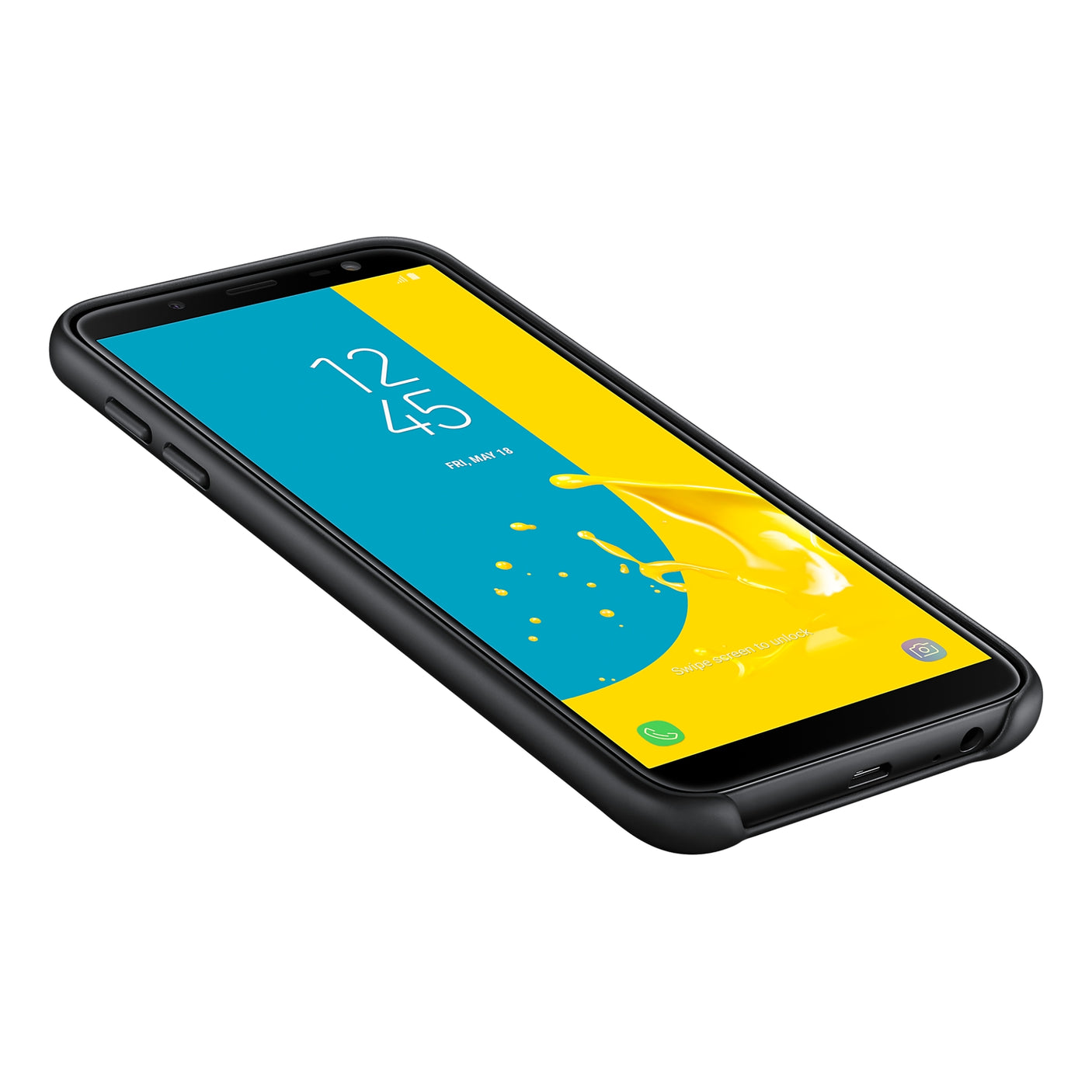 SAMSUNG Galaxy J6 Dual Layer Cover Black