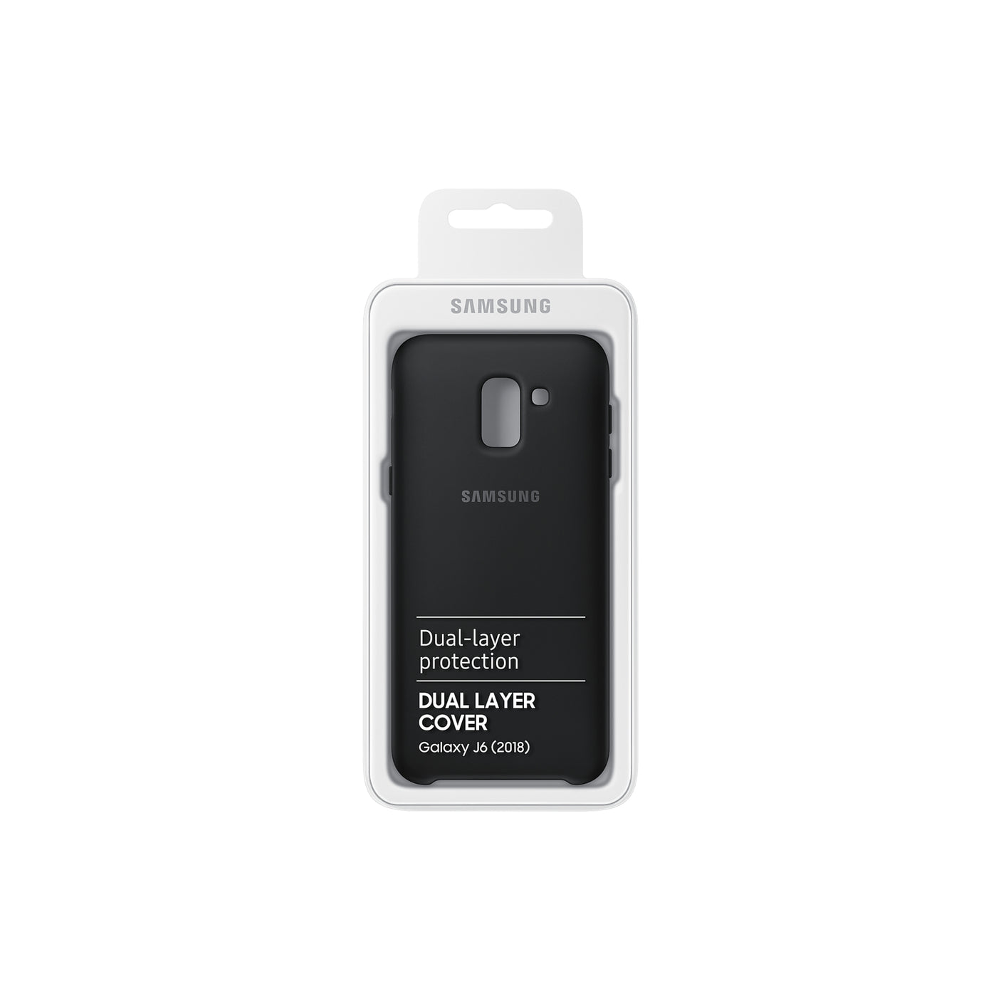 SAMSUNG Galaxy J6 Dual Layer Cover Black
