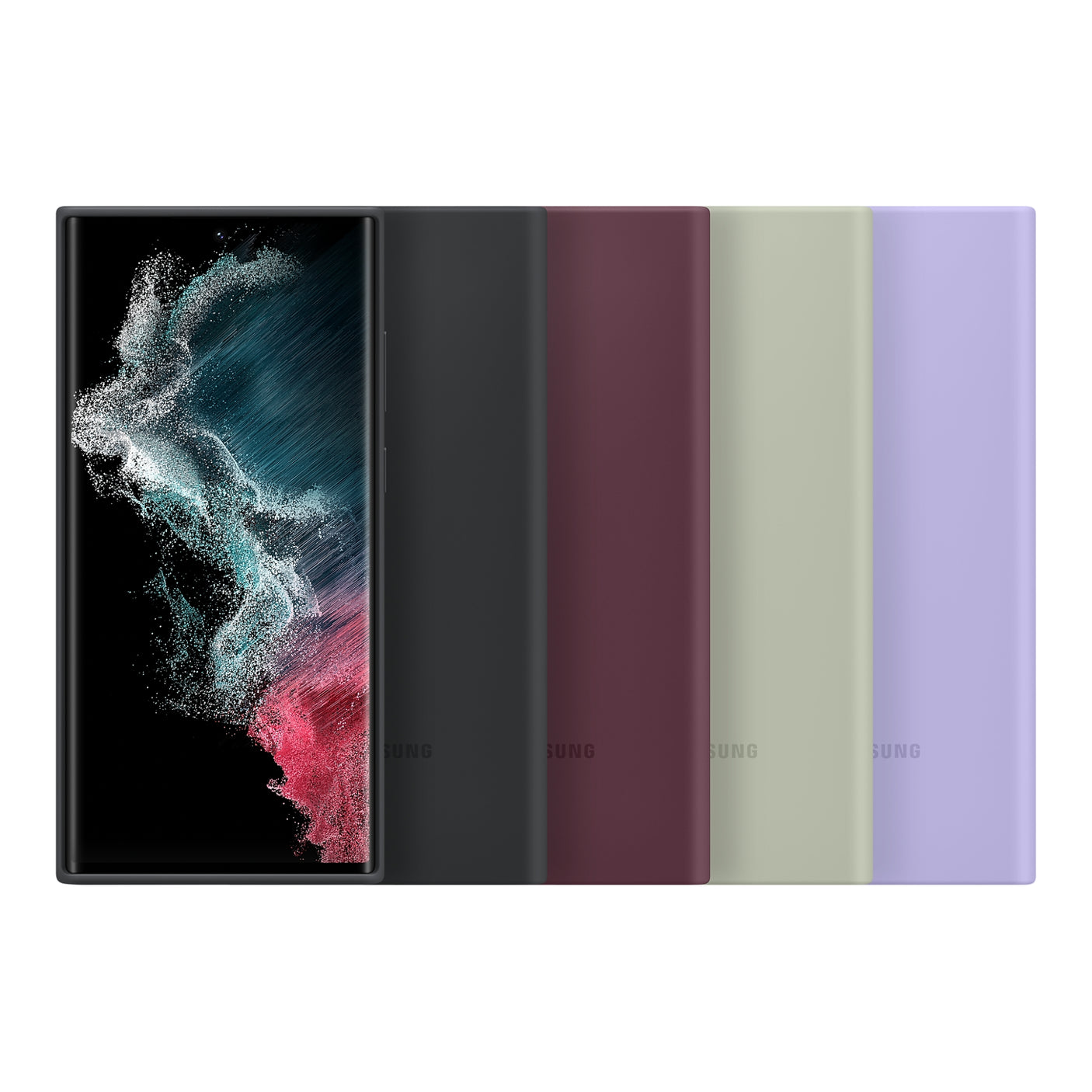 SAMSUNG Galaxy S22 Ultra Silicone Cover Black