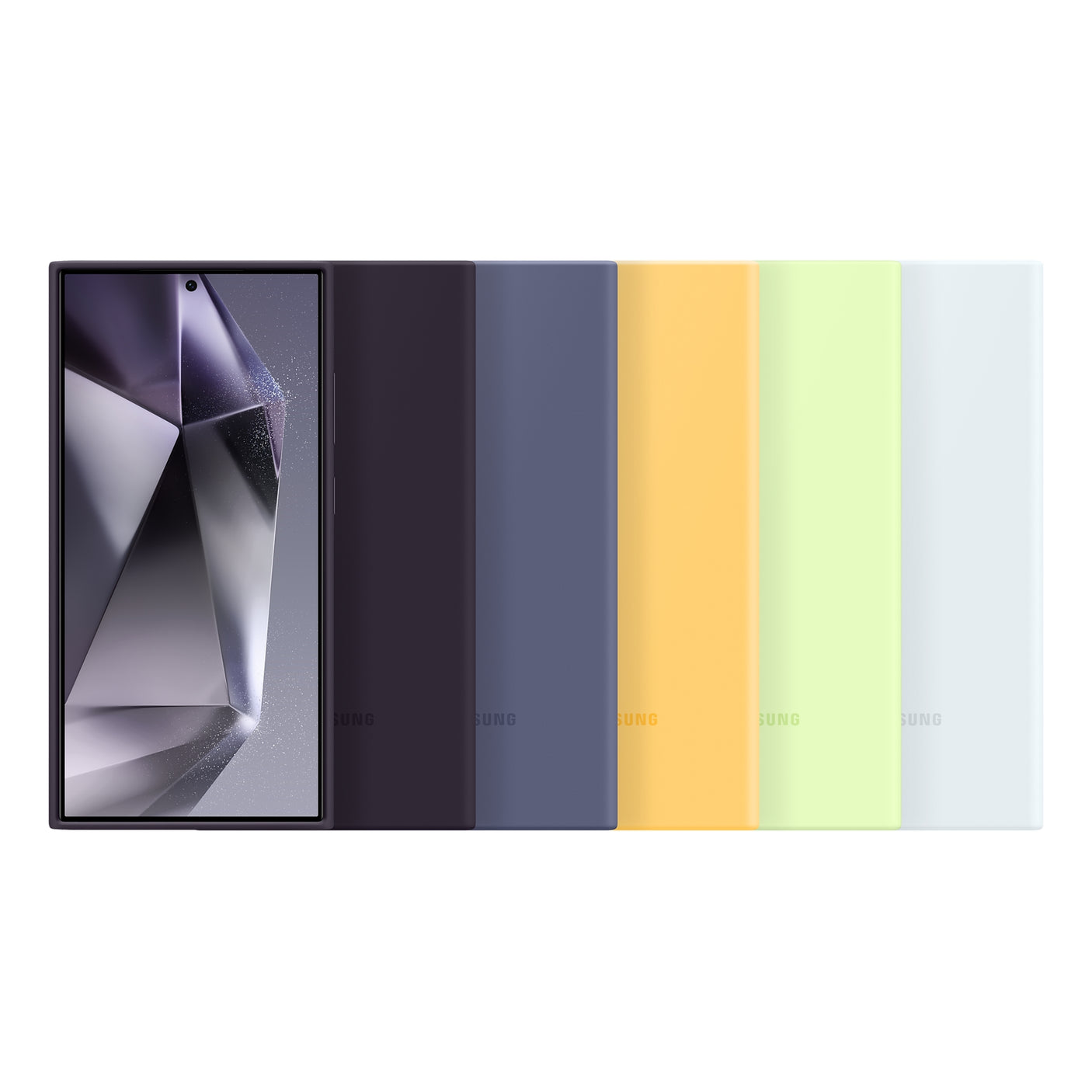 SAMSUNG Galaxy S24 Ultra Custodia in Silicone White