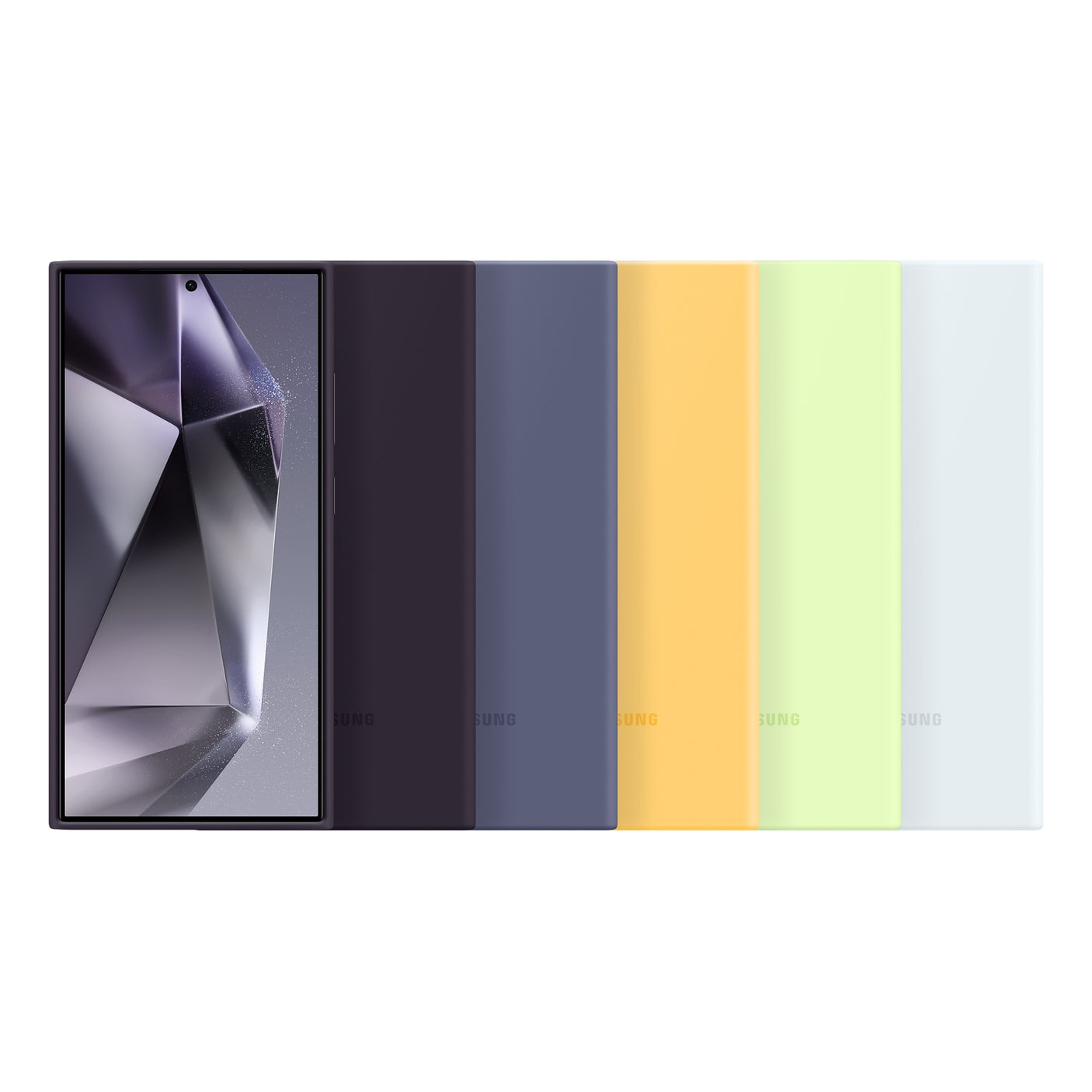 SAMSUNG Galaxy S24 Ultra Custodia in Silicone Yellow