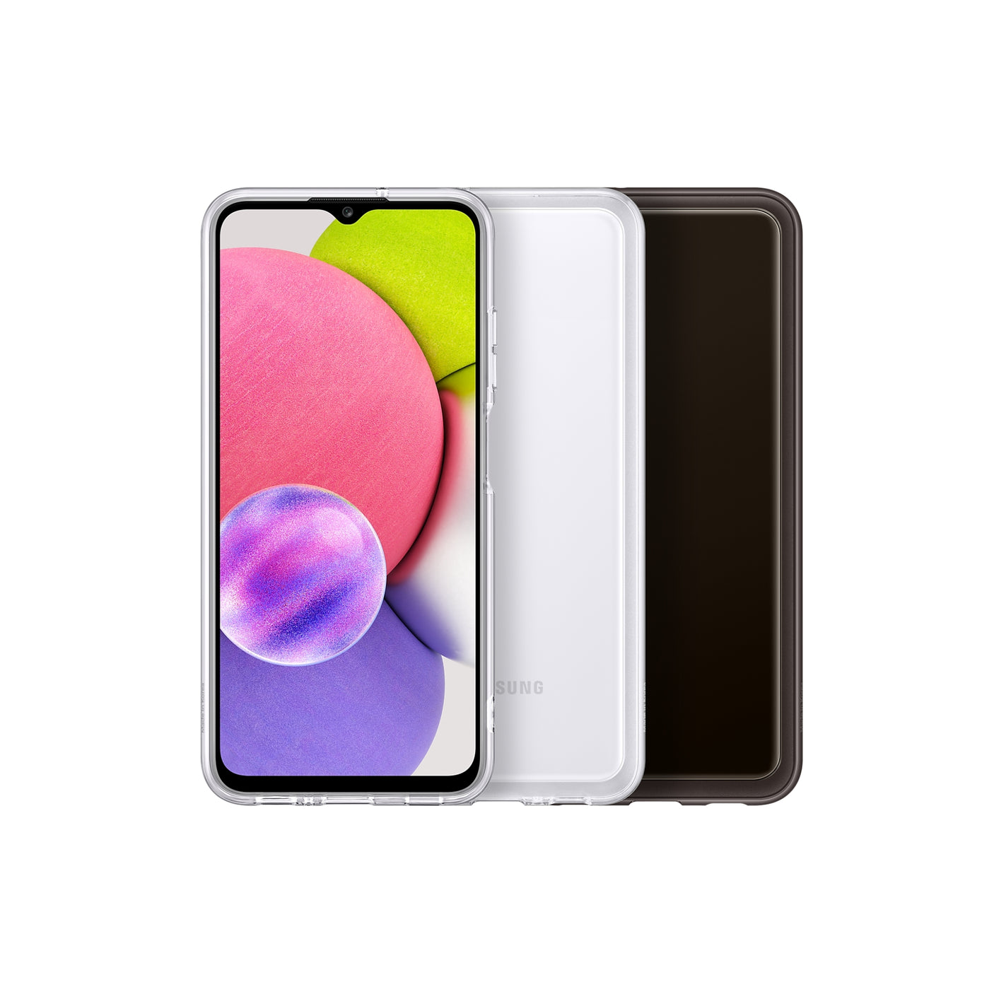 SAMSUNG Galaxy A03s Soft Clear Cover Transparent