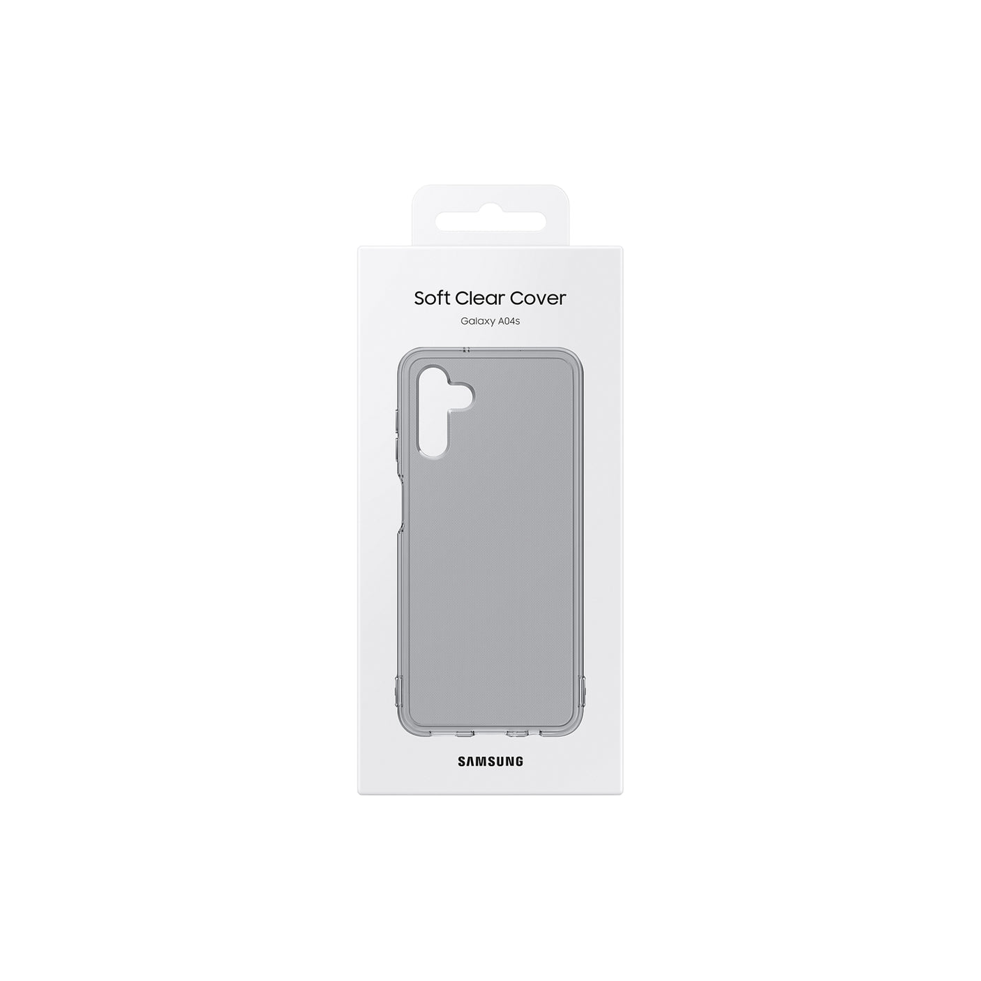 SAMSUNG Galaxy A04s Soft Clear Cover Black