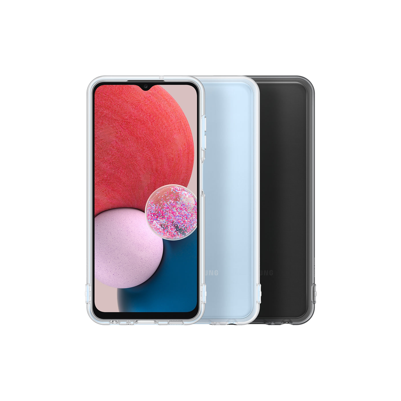 SAMSUNG Galaxy A13 Soft Clear Cover Black