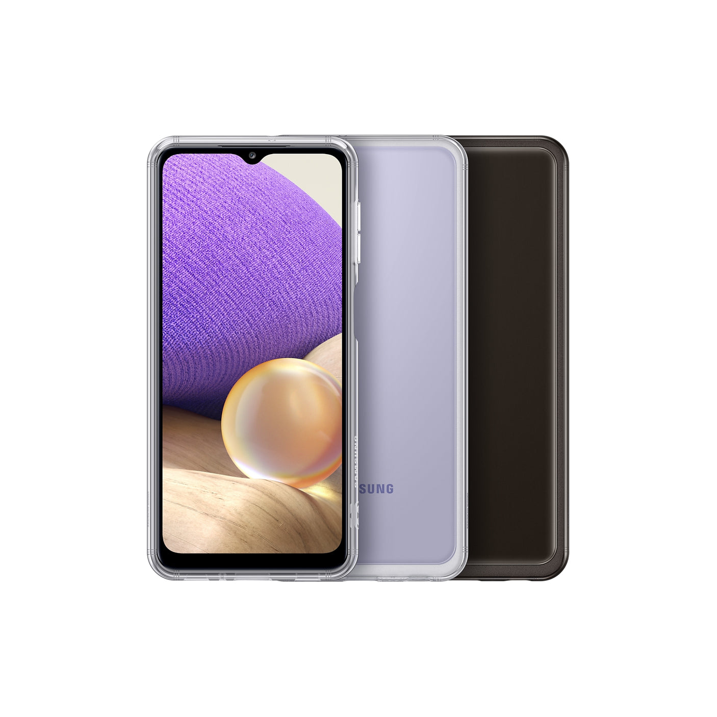 SAMSUNG Galaxy A32 5G Soft clear cover Transparent