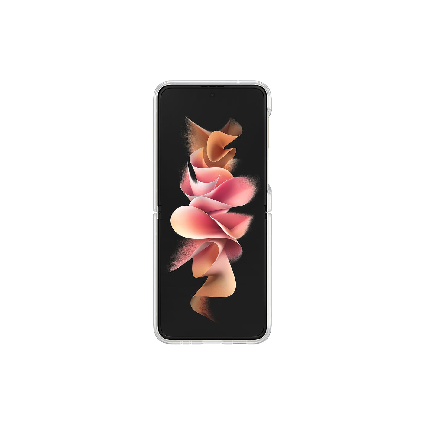 SAMSUNG Galaxy Z Flip3 5G Clear Cover with Ring Transparent