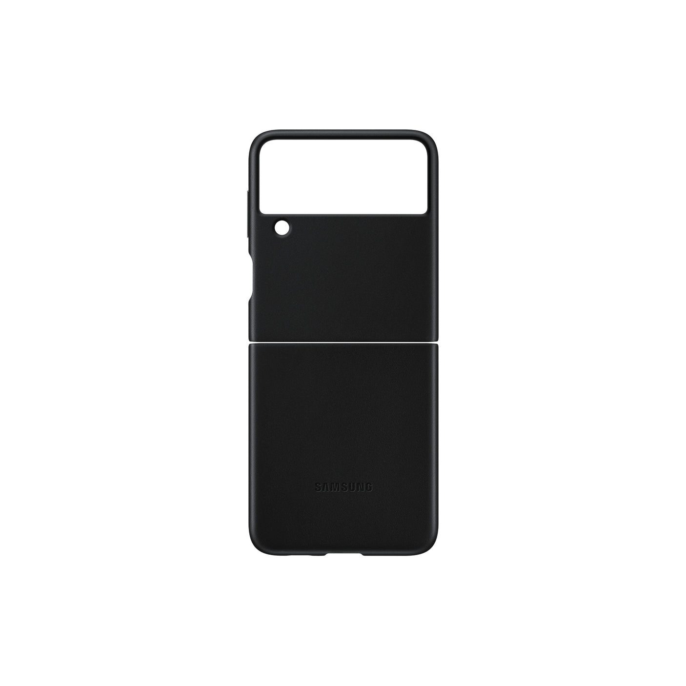 SAMSUNG Galaxy Z Flip3 5G Leather Cover Black