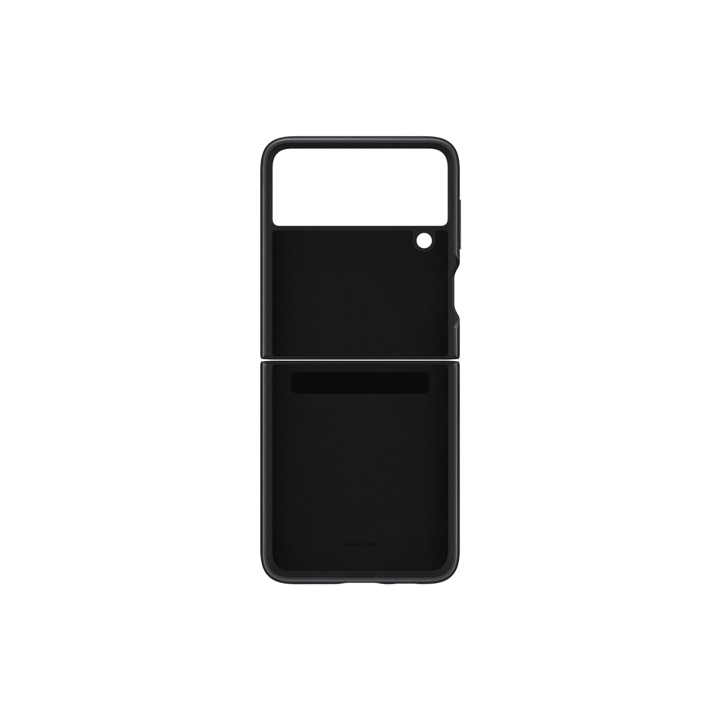 SAMSUNG Galaxy Z Flip3 5G Leather Cover Black